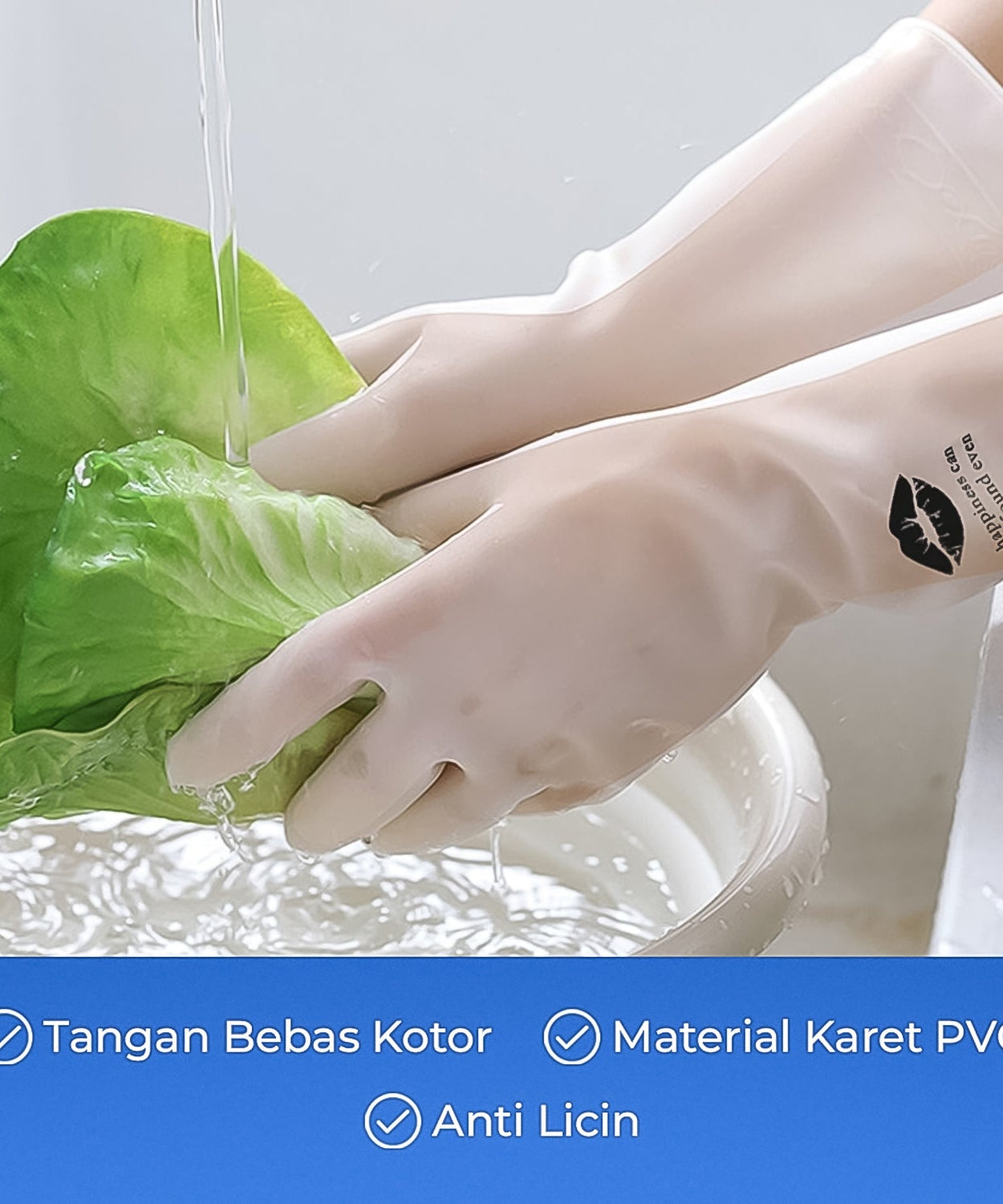 Cleaning Gloves Hand Gloves for Kitchen Household (1 Pair)