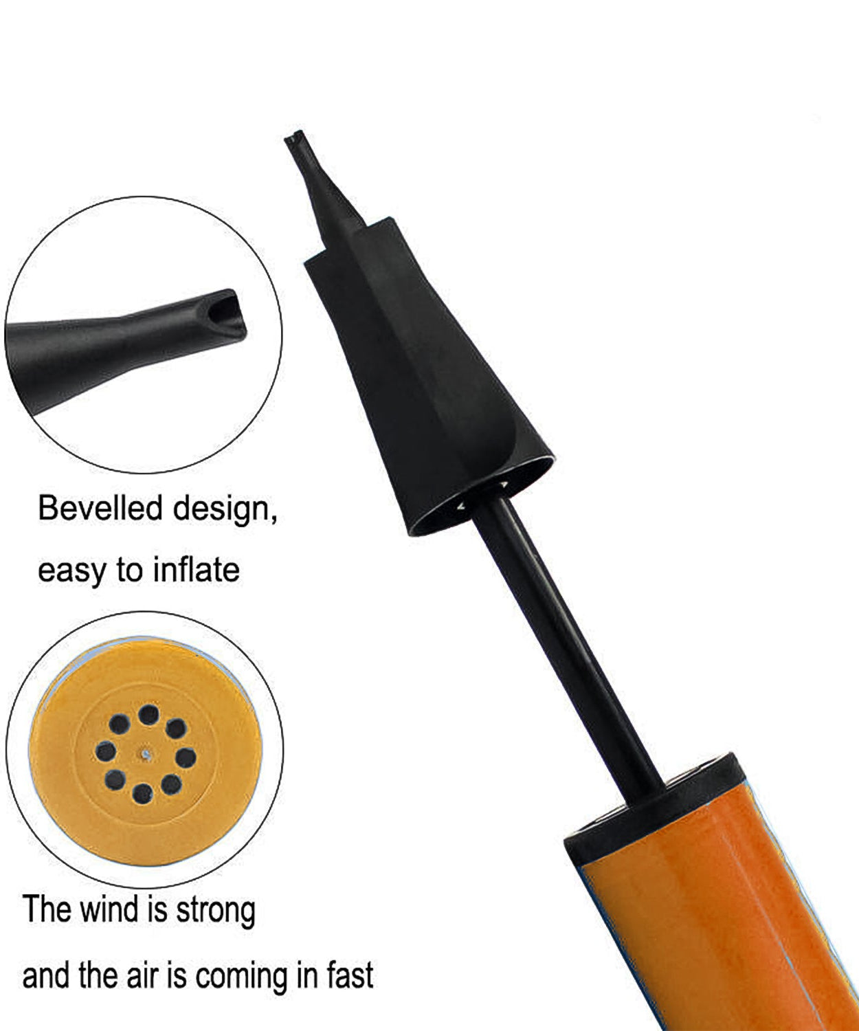 Pump for Balloons, Hand Pump, Air Pump Balloon, Robust Durable Plastic, for Party, Birthday, Wedding, Inflatable Toys