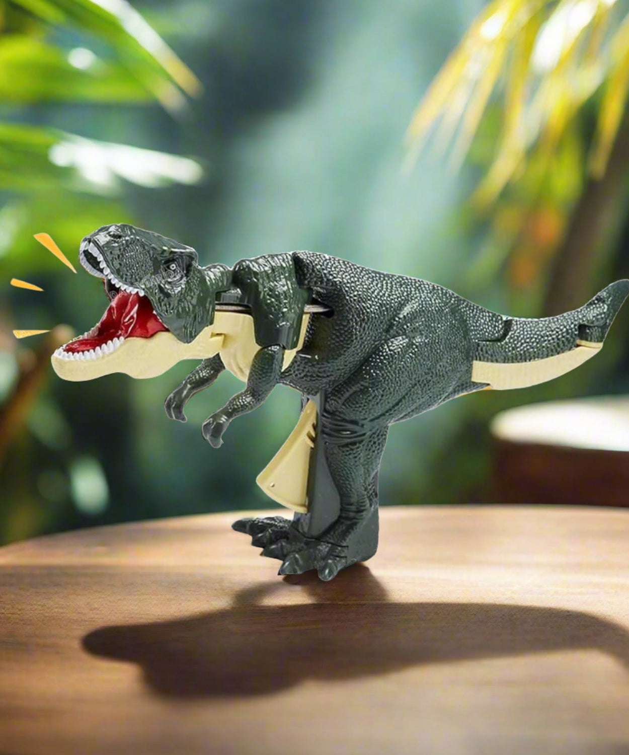 Dinosaur Roaring Toys Trigger, Dinosaurs Toys with Dinosaur Sound Lighting Model Vibrating Head Moving (3 + Years / 1 Pc)