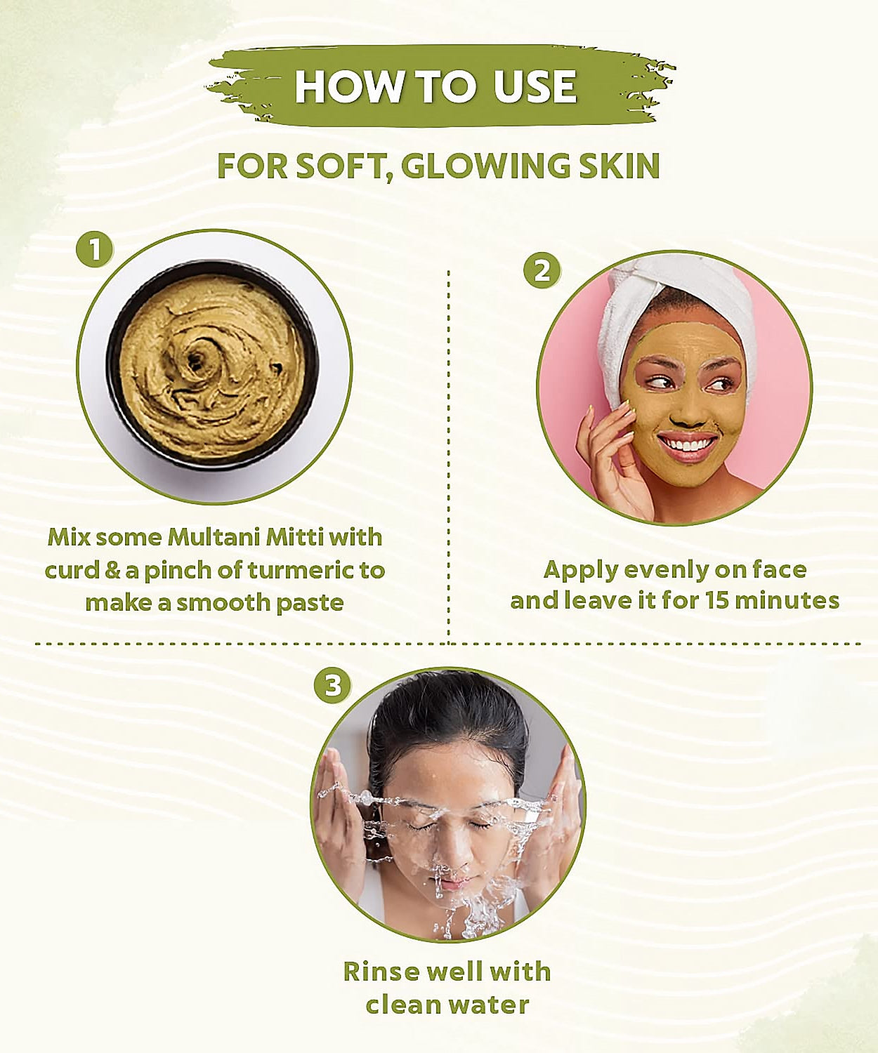80gram Herbal Tan Removing Multani Mitti Face Pack For Skin Care Age Group