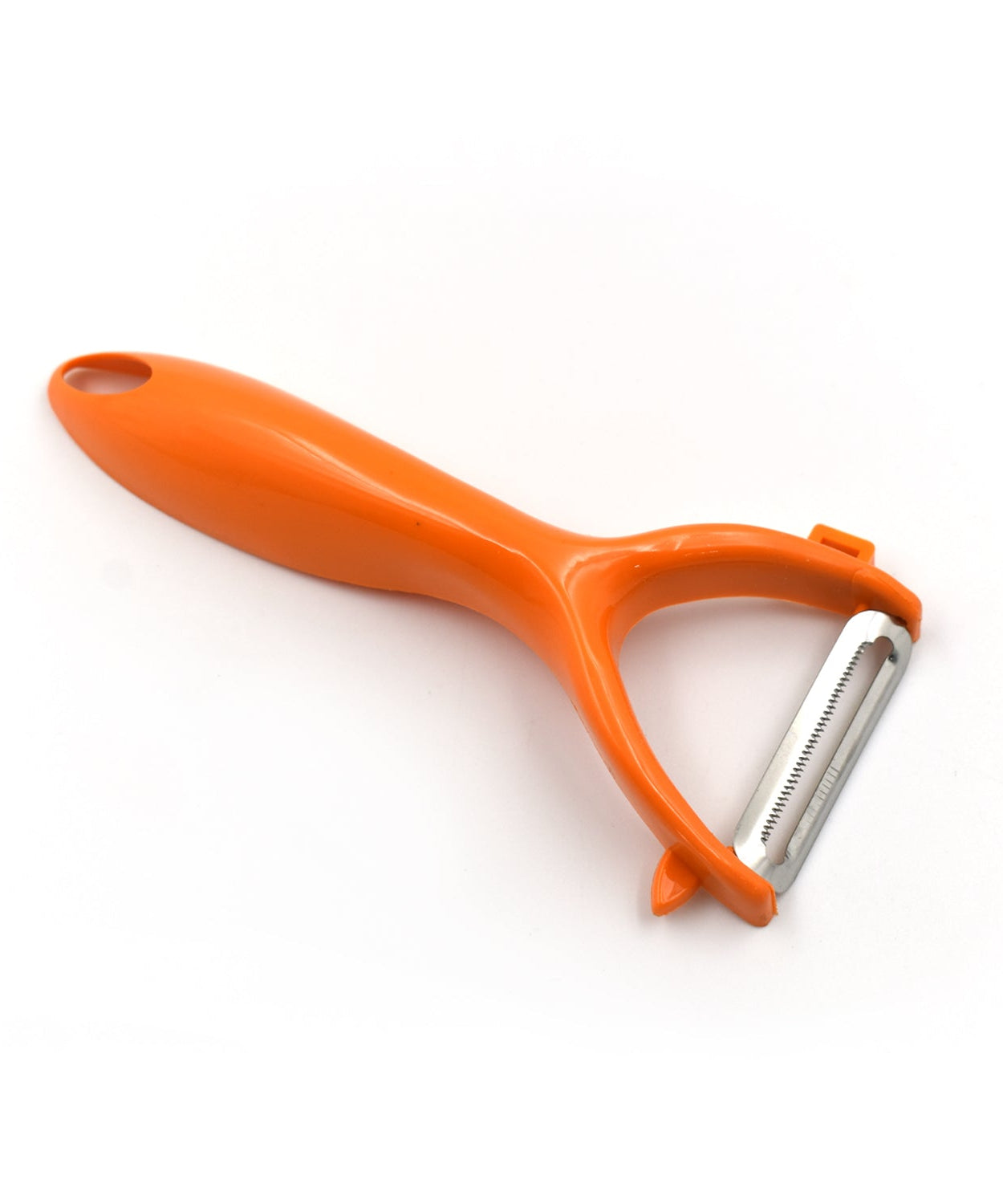 Durable kitchen peeler for smooth and effortless peeling of produce.