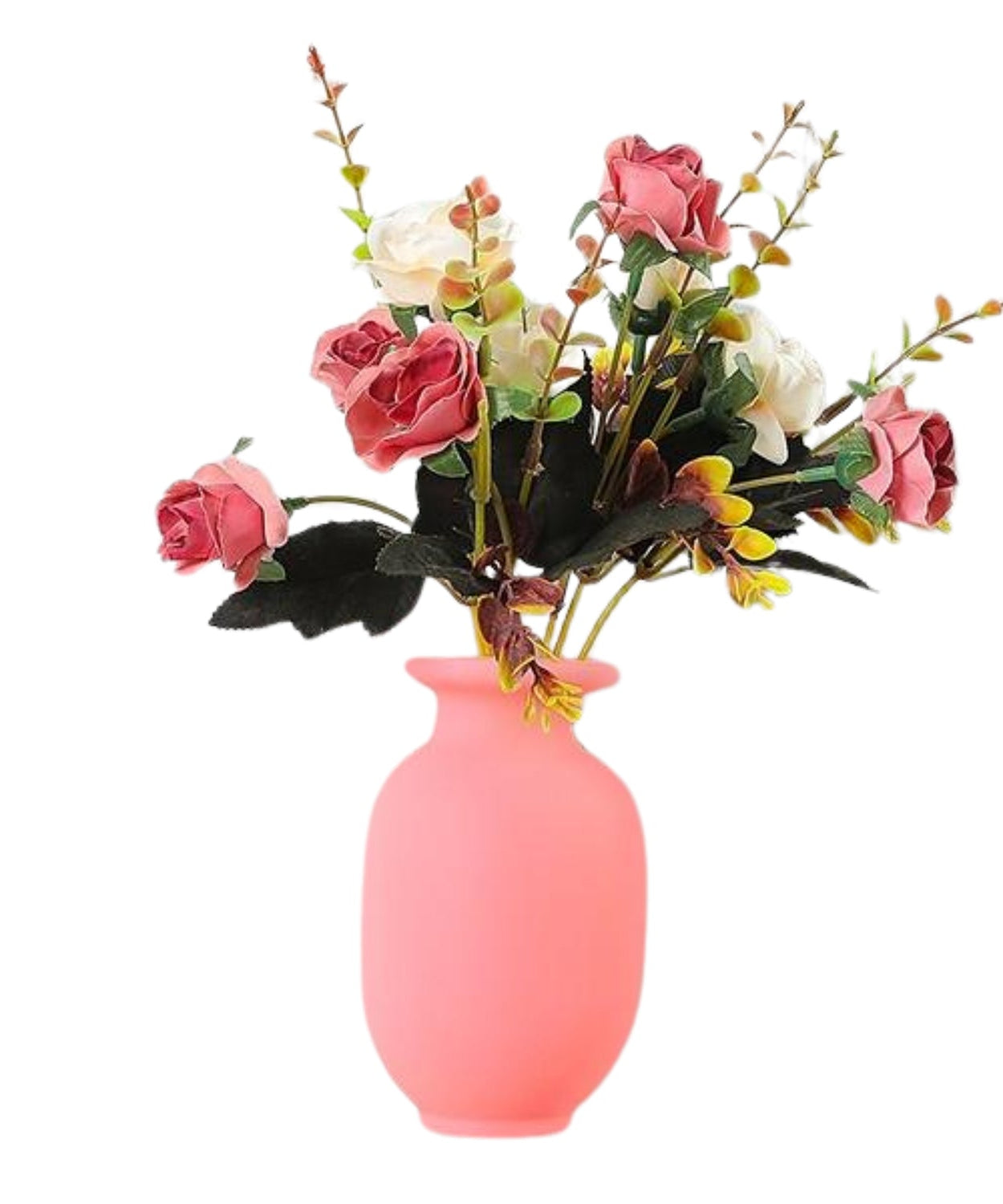 Wall Hanging Silicone Flower Pot Sticker Plant Rack for Decoration  (MultiColour)