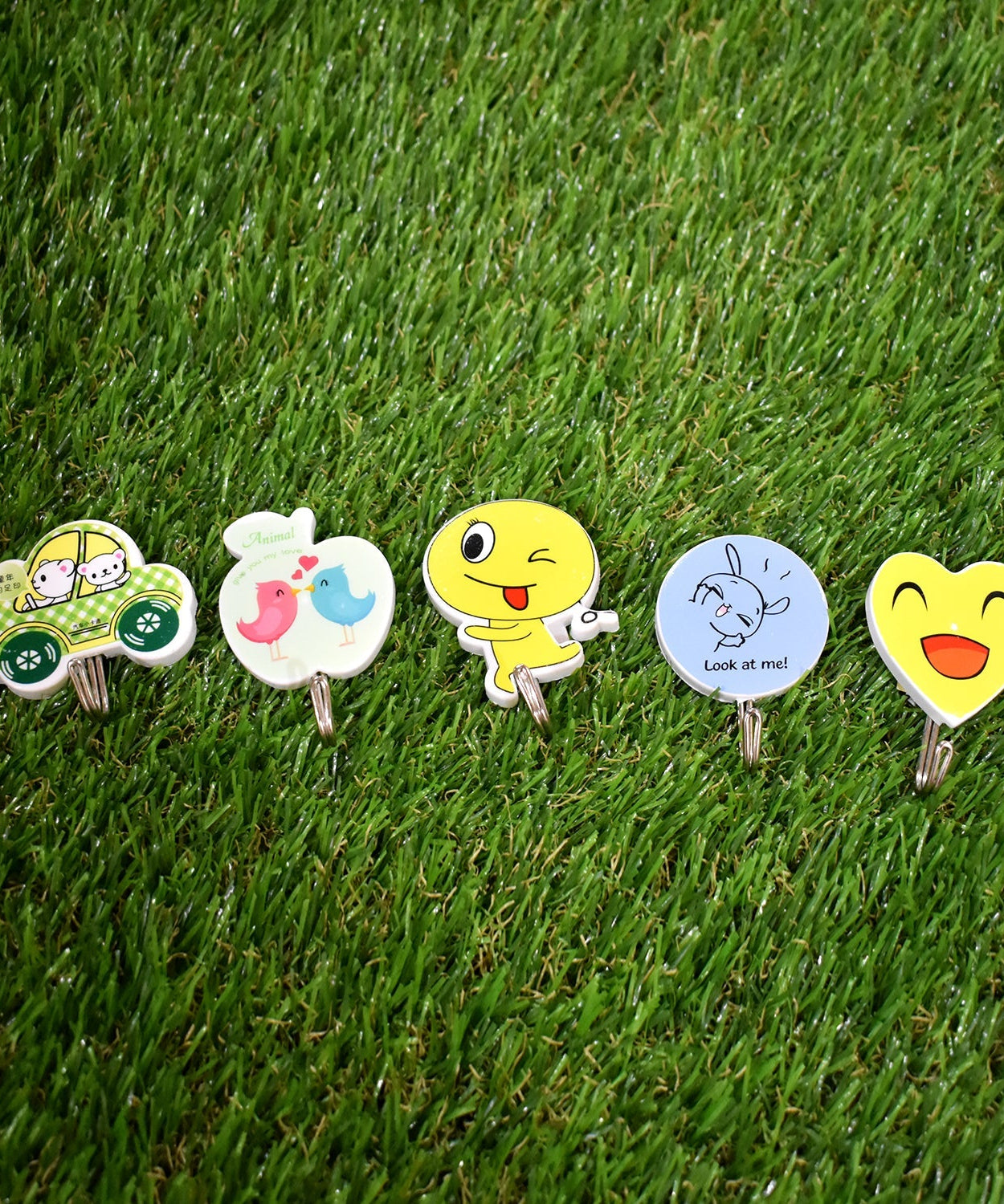 Easy-to-install adhesive hooks for kitchen use