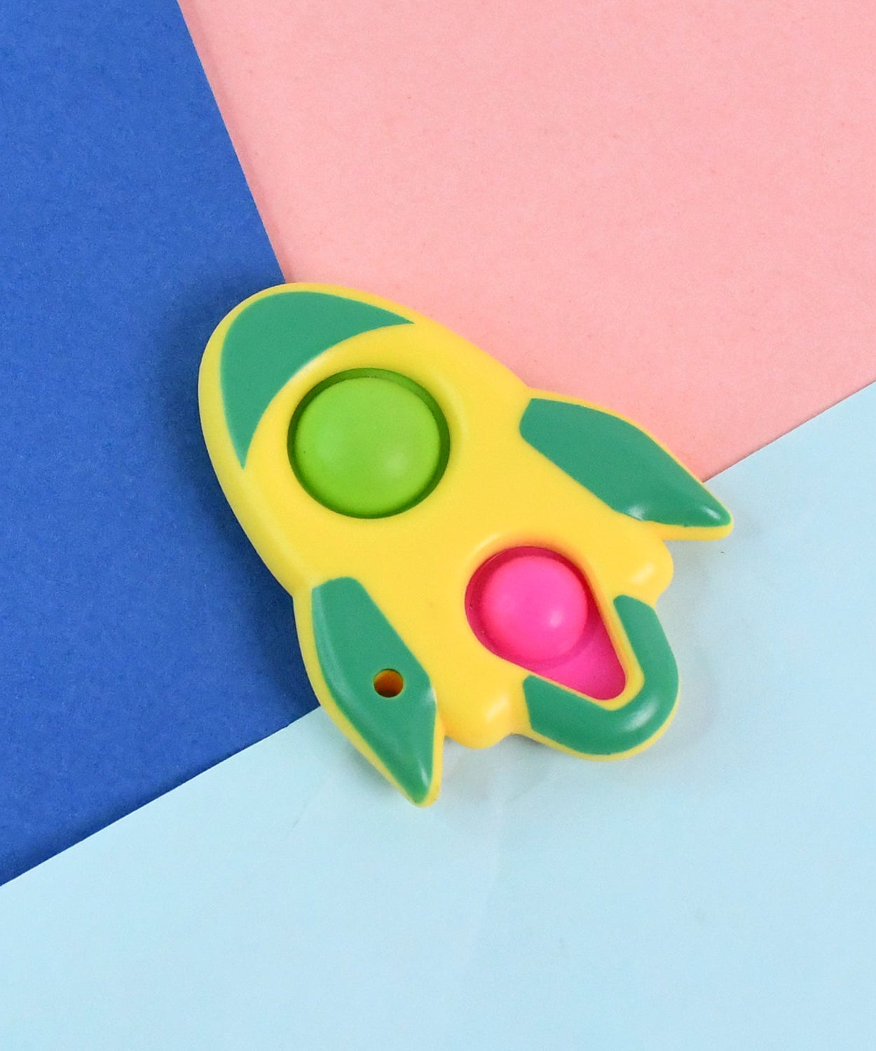 Rocket Shaped Dimple Keychain Toy (1 Pc)