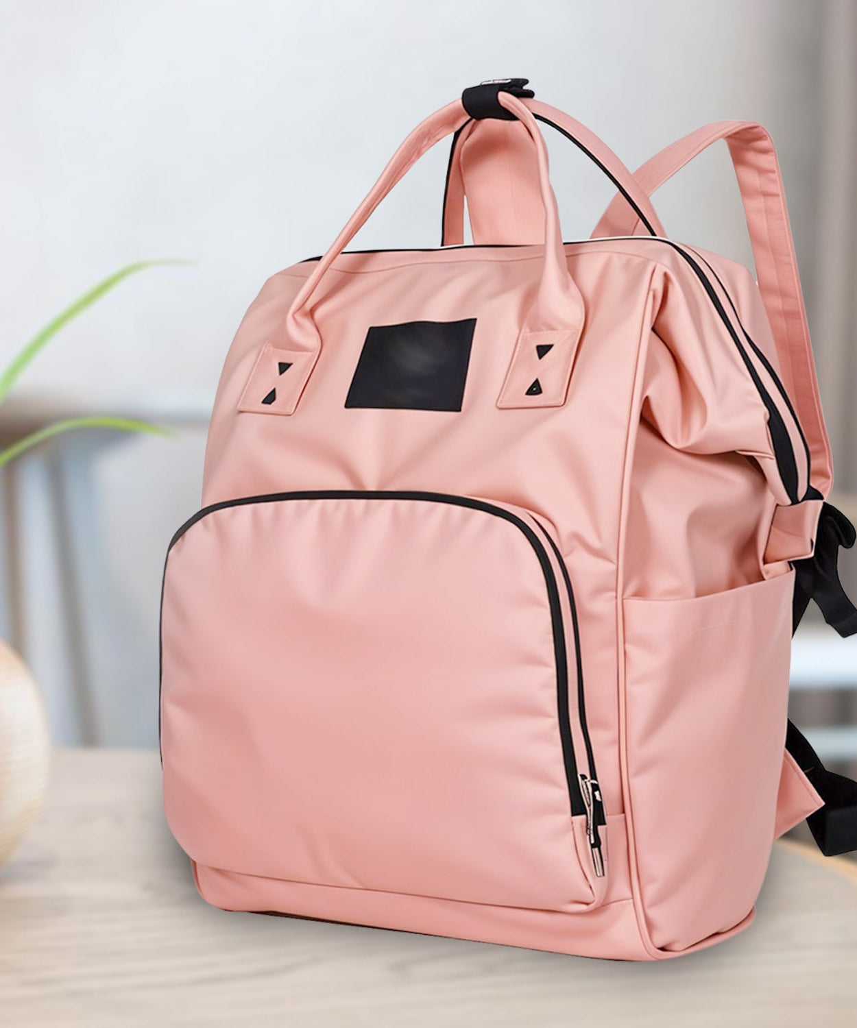 Multipurpose Large Capacity Mom's Backpack Diaper Bag (1 Pc)