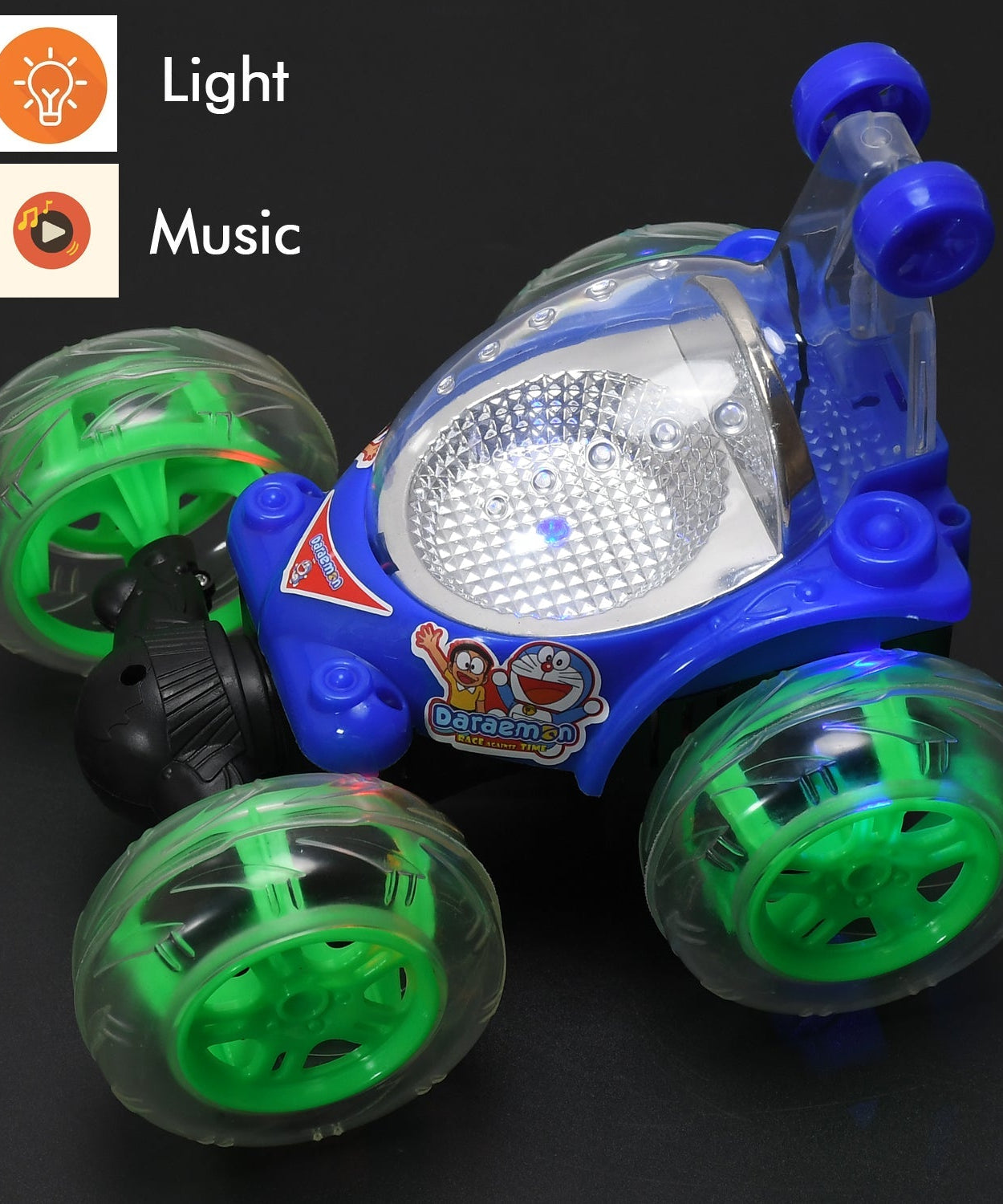 Colorful RC car with remote control