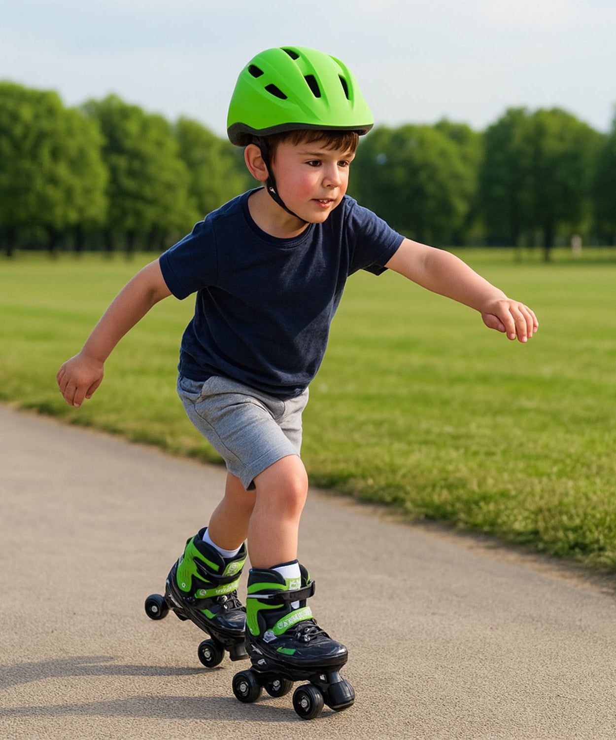 Adjustable Quad Roller Skates for Kids (Large / 1 Pair)