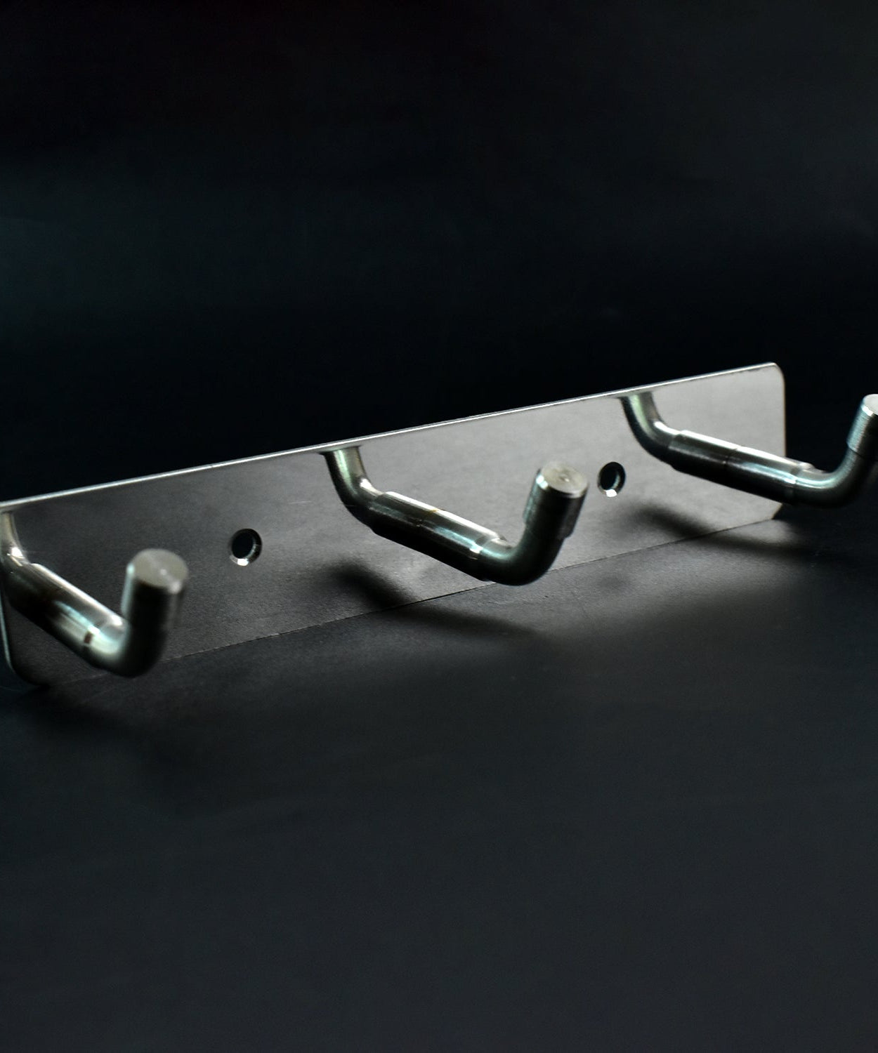 Stainless Steel Wall Mounted Coat 3 Hook Rack (14x3 / 1 Pc)