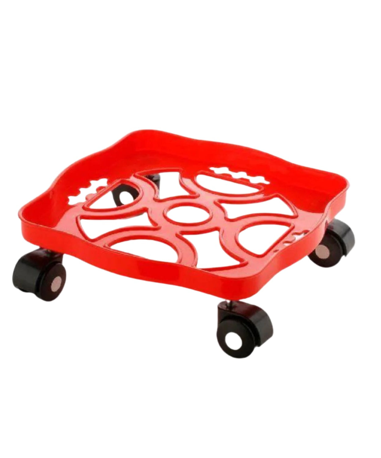 Square plastic gas cylinder trolley