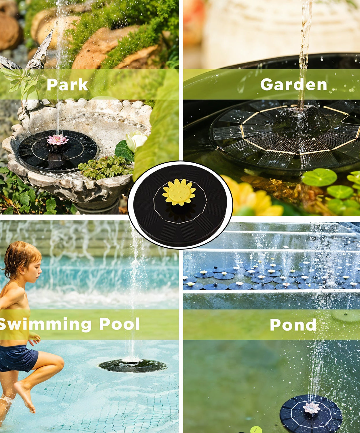 Solar Water Fountain Pump (1 Set)