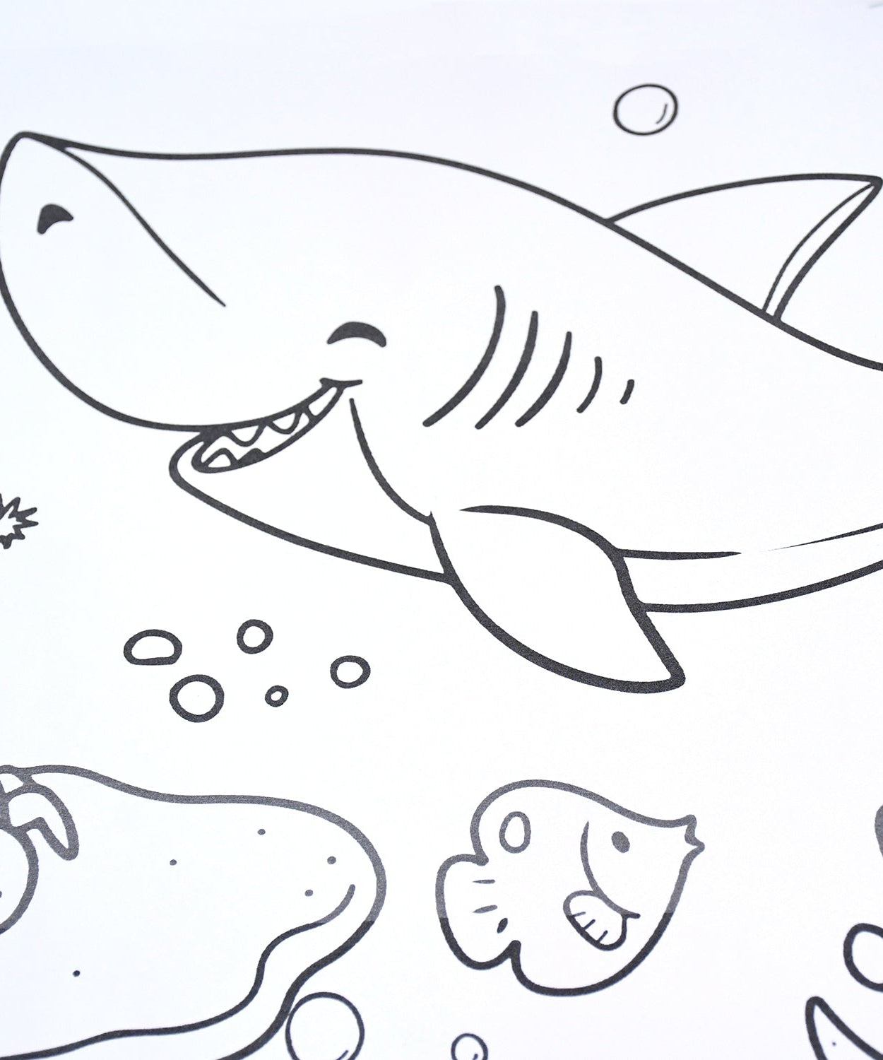 Fun and Educational Coloring Roll (1 Pc)