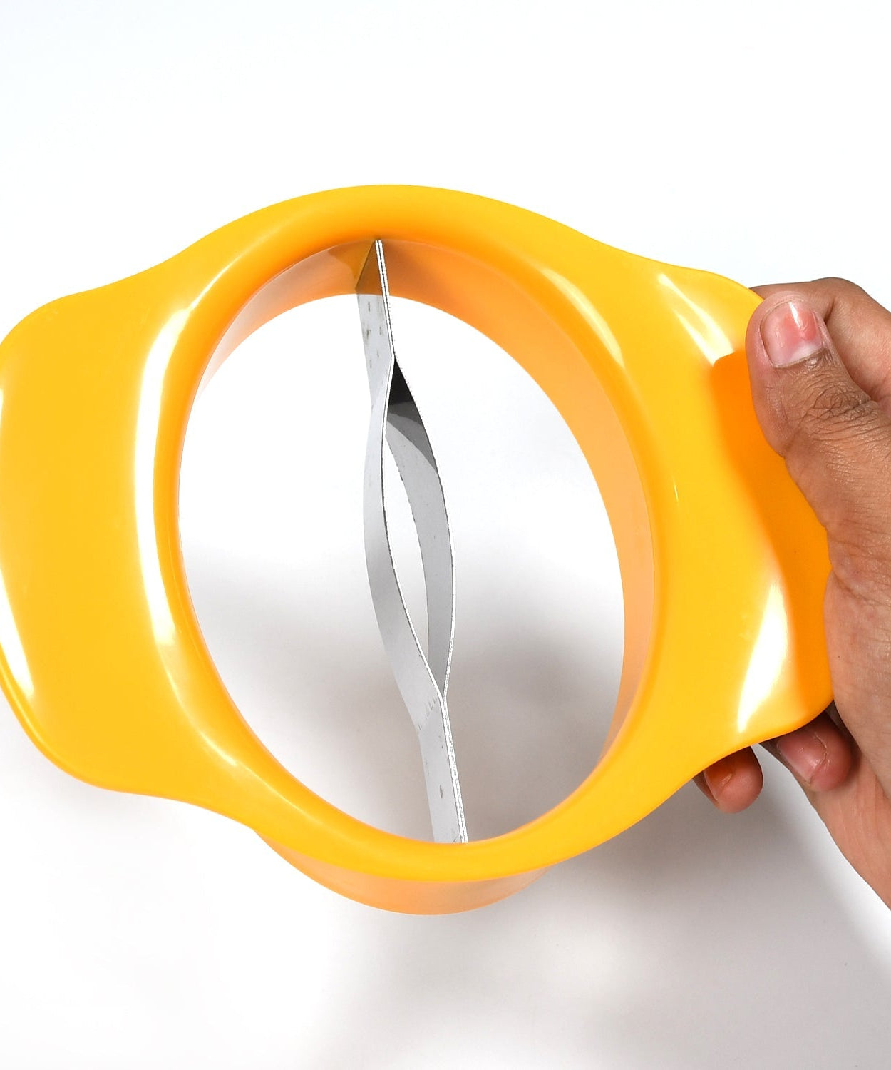 Mango slicing tool with sharp stainless steel blade