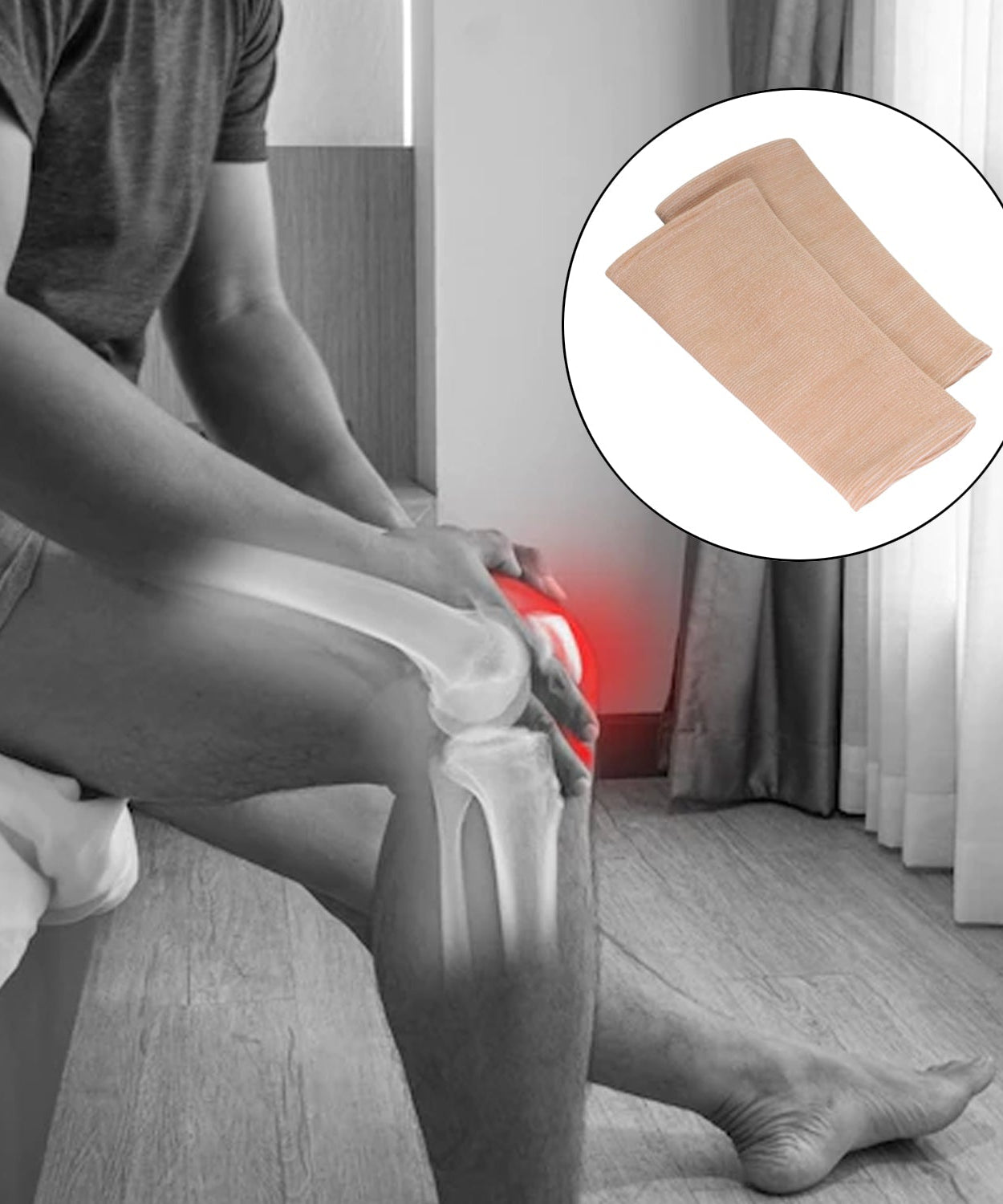Large knee cap, ideal for extra support and pain relief