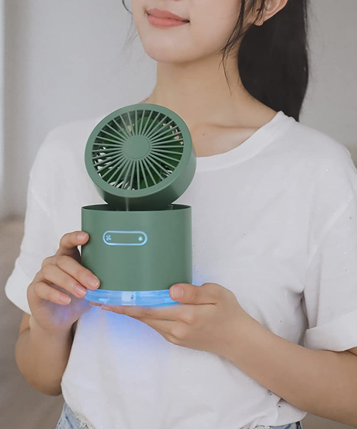 Mini desktop fan