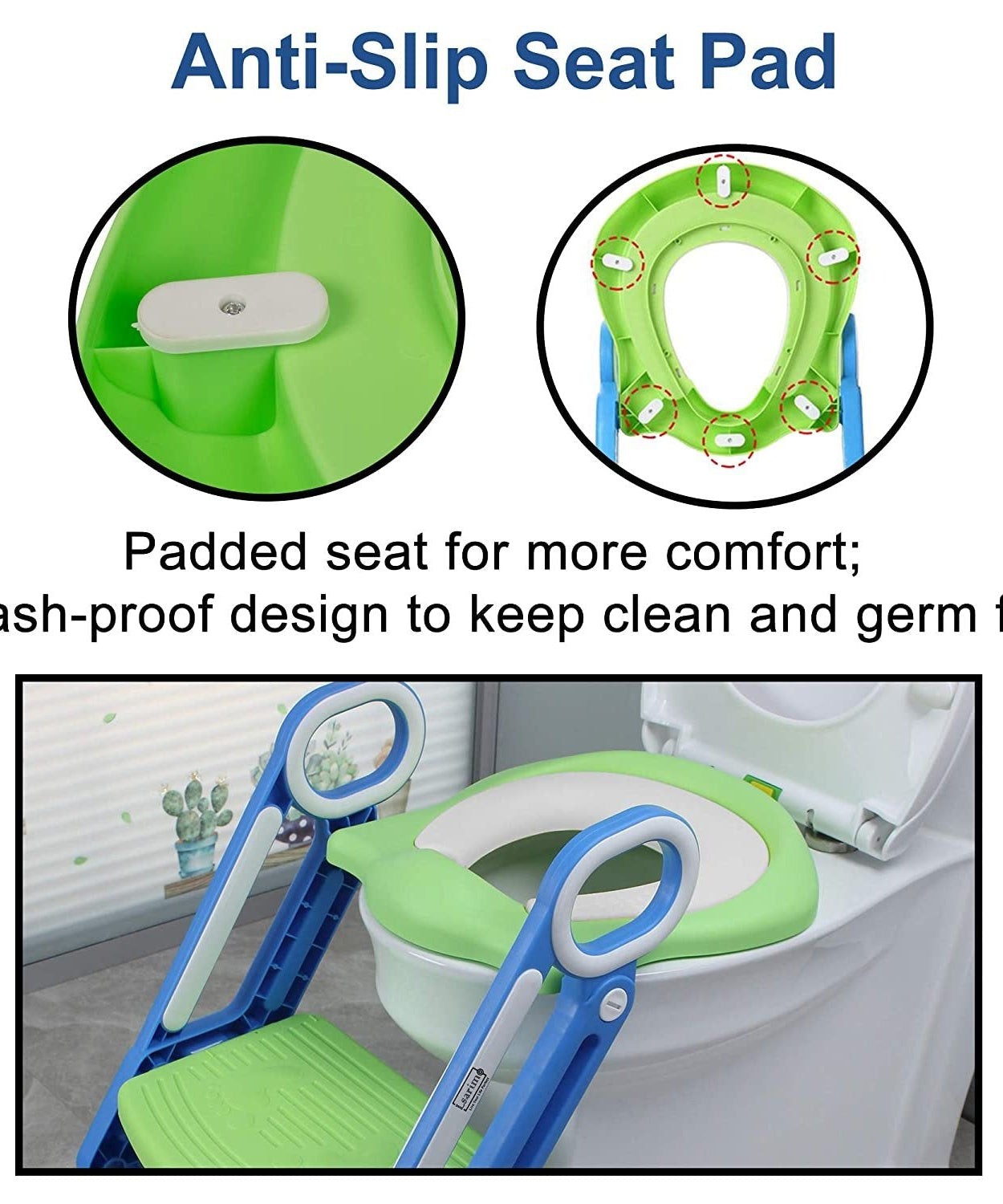 2-in-1 foldable potty seat for toddlers