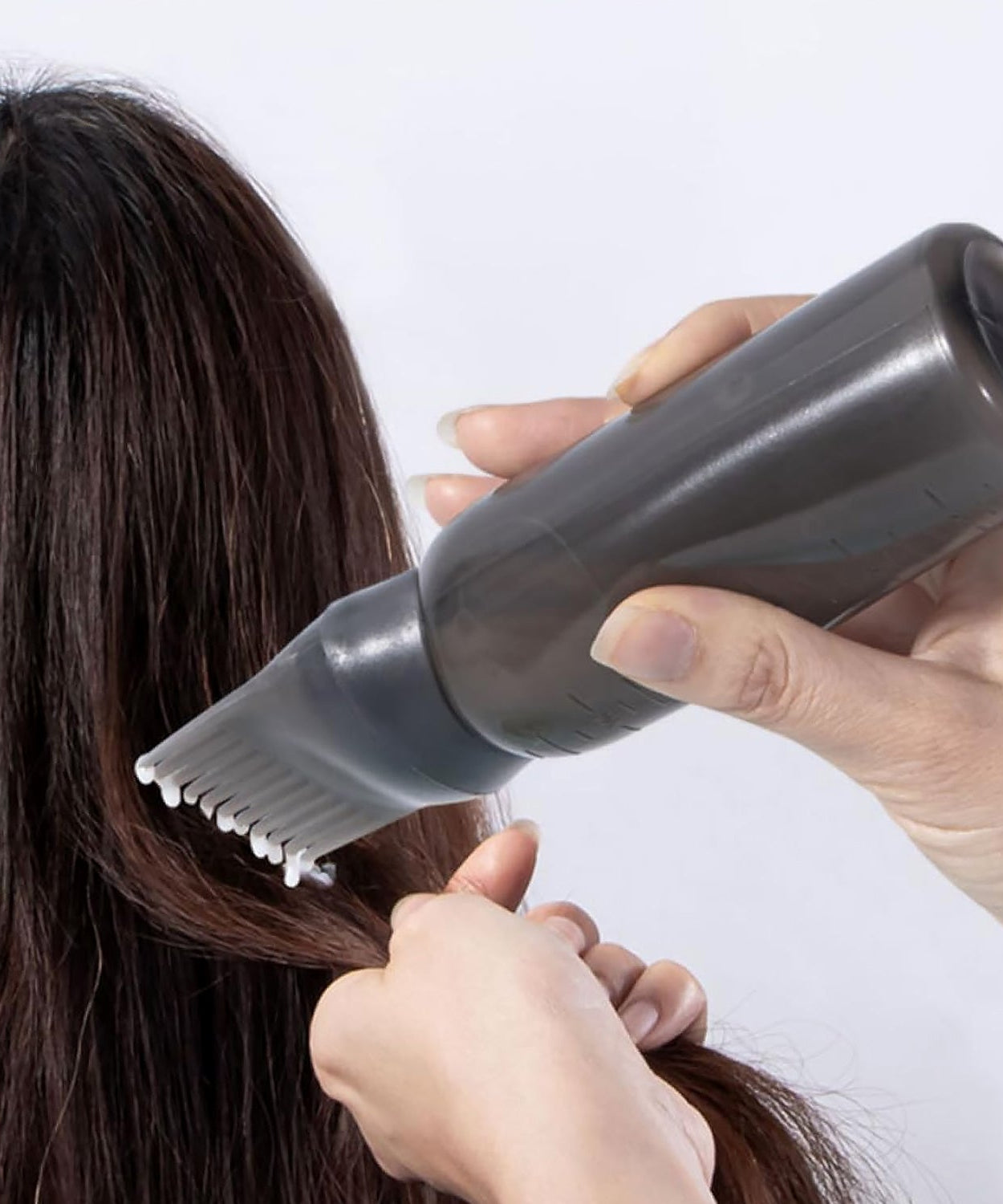 Comb Applicator Bottle, Hair Oil Applicator Bottle for Hair Dye Bottle Applicator Brush with Graduated Scale, Professional Brush Applicator Comb Hairdressing Coloring Styling Tool (1 Pc), Hair accessories