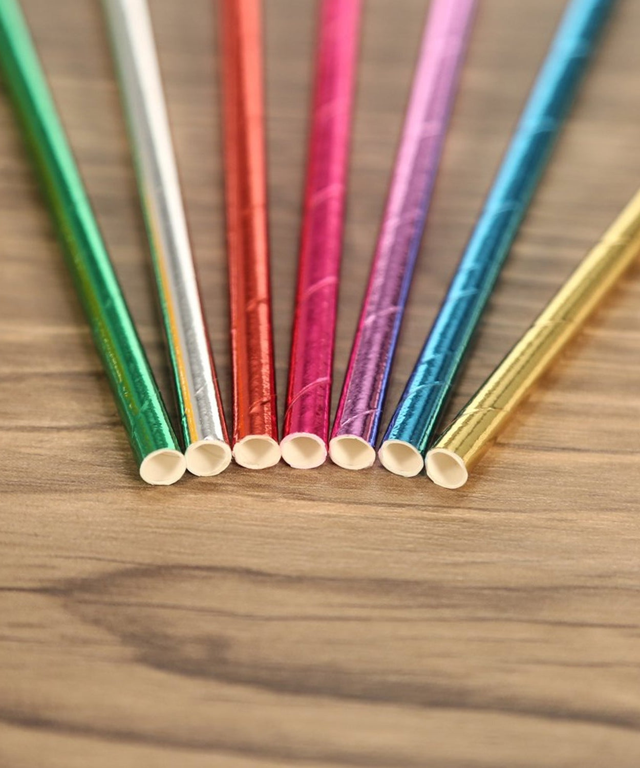 Home Paper Straws Durable & Eco-Friendly Colorful - Drinking Straws & Party Decoration Supplies, Adorable Solid Color Food Grade Paper Straws for Birthday, Wedding, Baby Shower Celebration (25 Pcs Set)