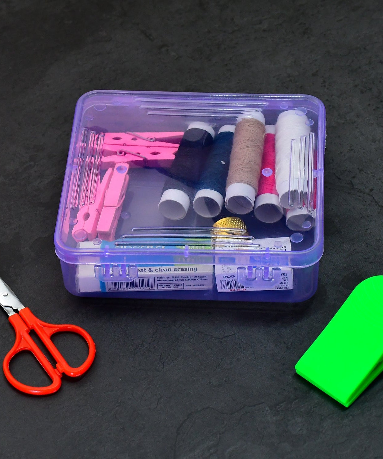 Multi-purpose plastic container for storage and organization