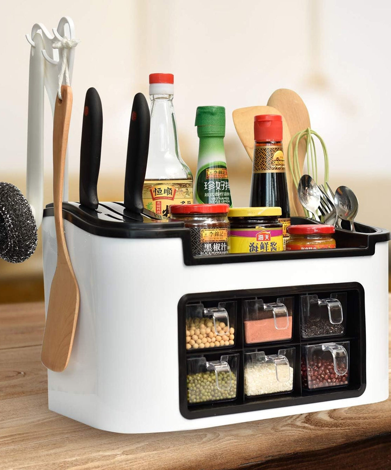 SpiceWise Rotating Rack – 6 Jar Edition