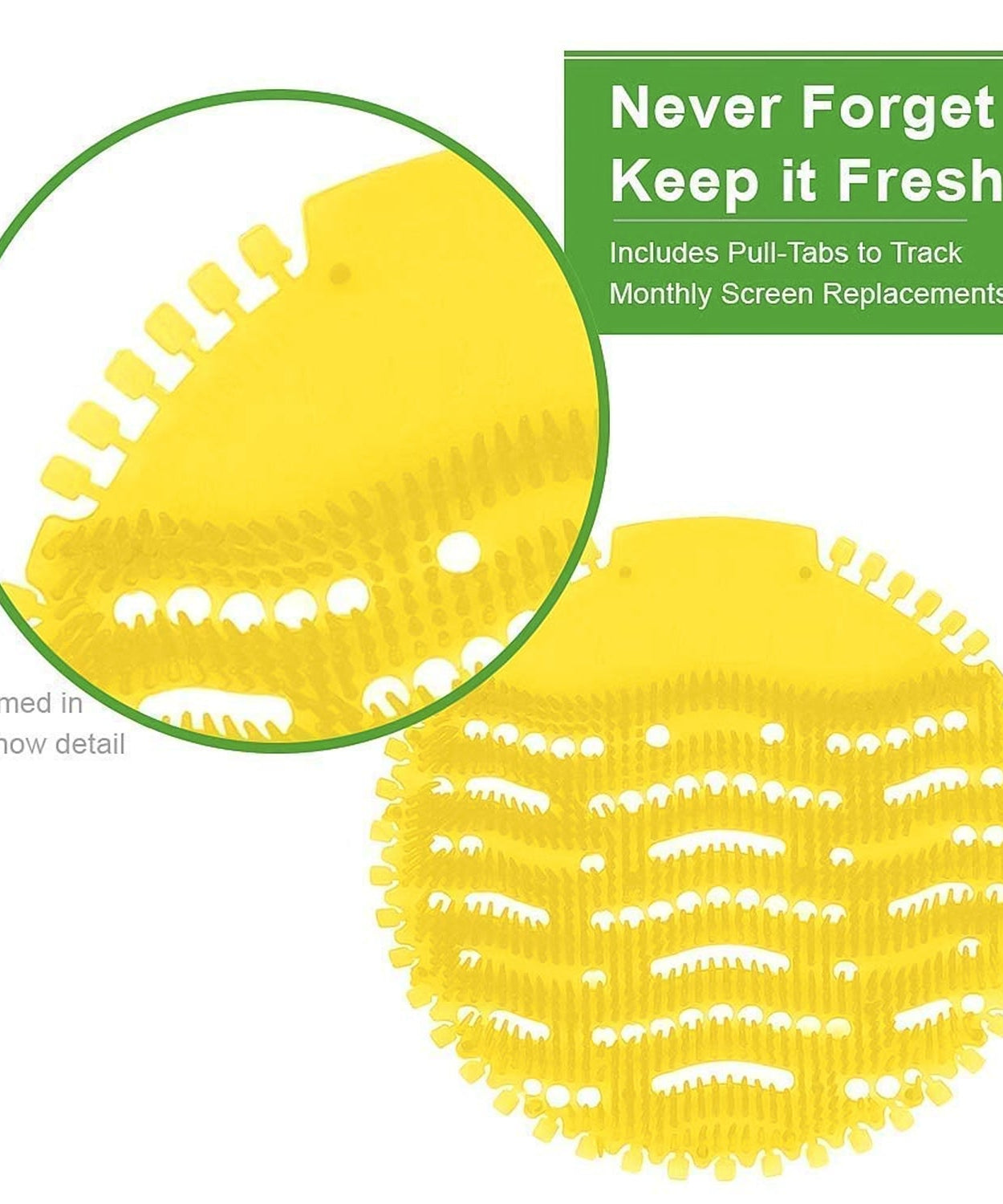 Urinal Screen Deodorizer Mat (2 Pc Set)