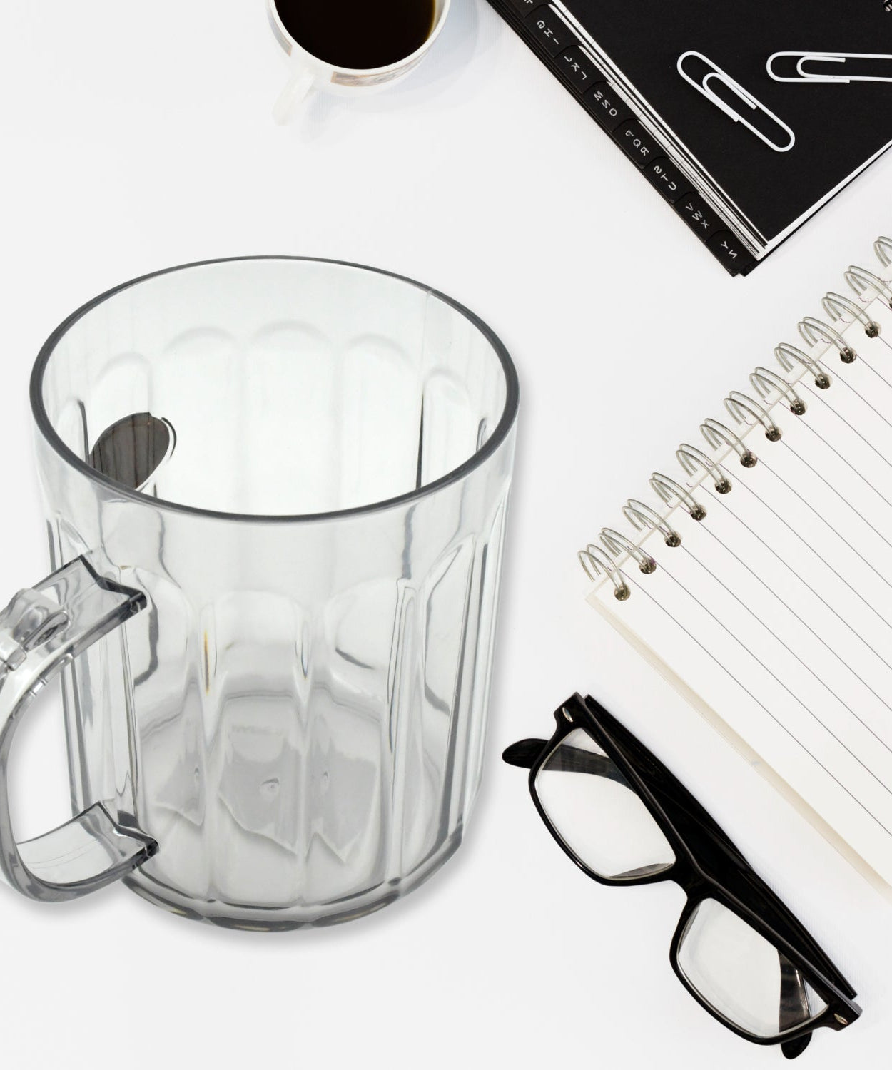 Multi-Purpose Plastic Cup, Toothpaste Holder Bathroom Cup Bathroom Cup With Slot Handle Mug Environmental Friendly Festival for Outdoor for Household  Gift For Anniversary and Birthday, (1 Pc)