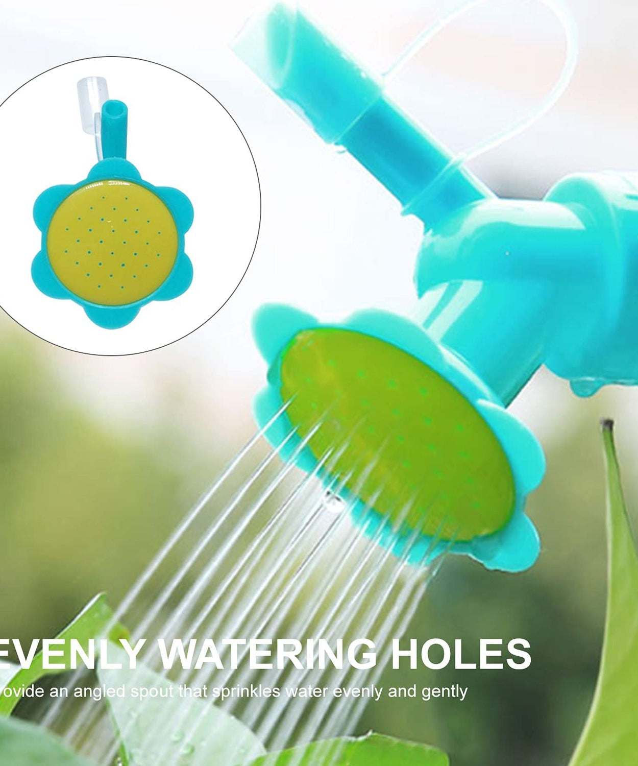 Dual head bottle watering nozzle