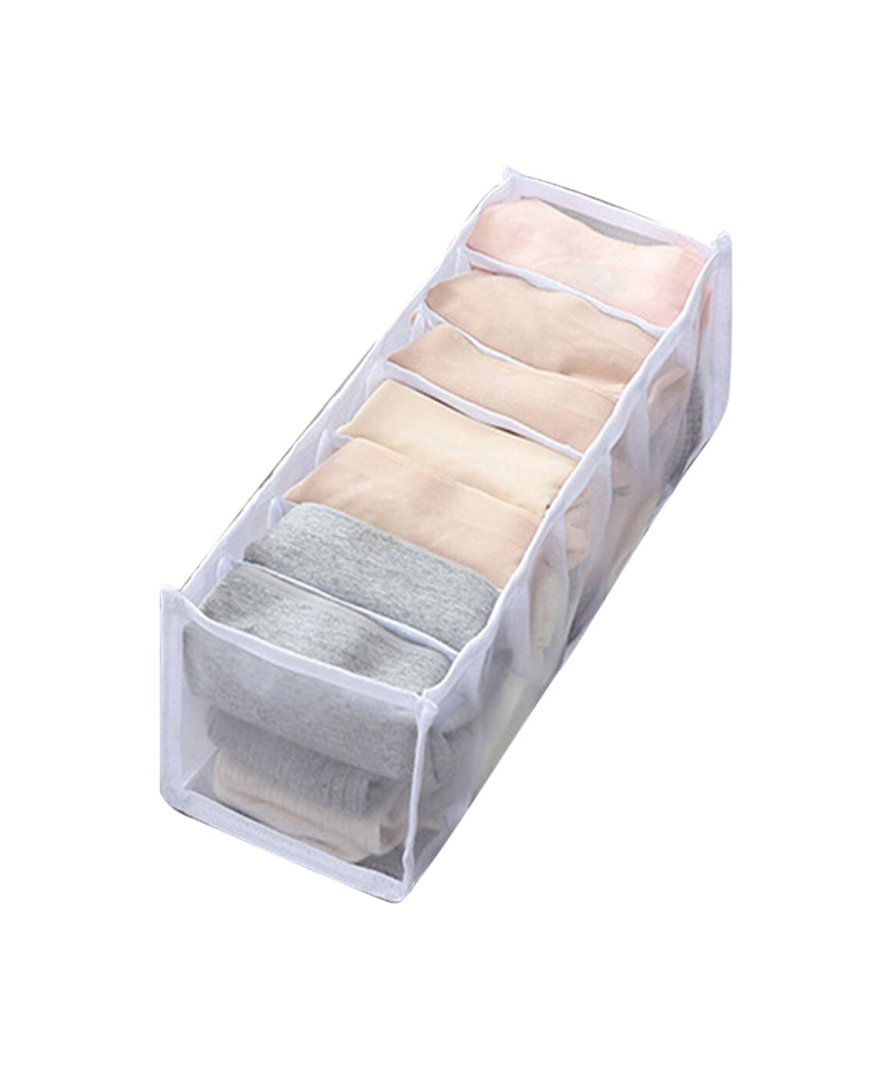 Spacious laundry bag with multiple compartments for easy use