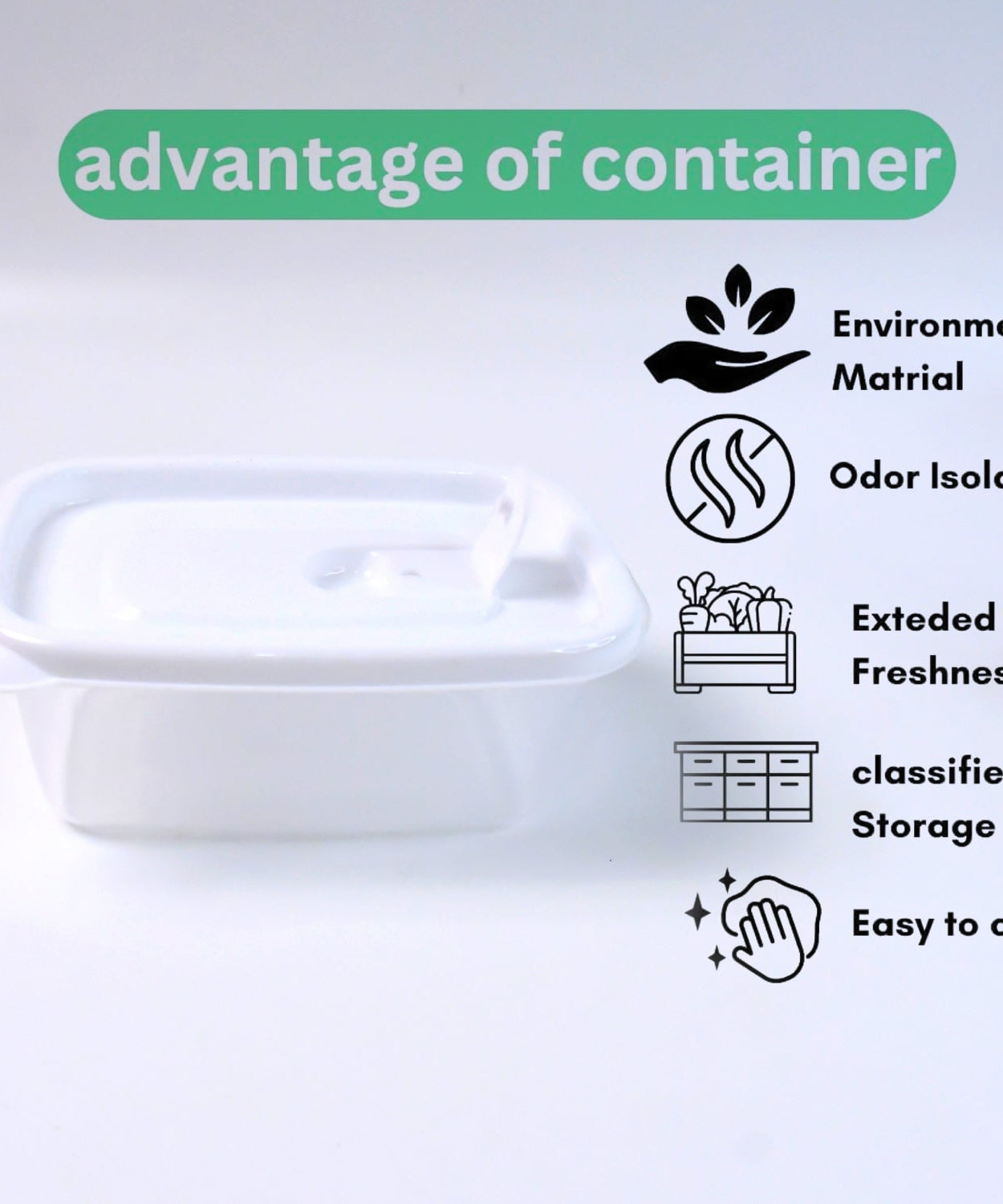 Food Storage Containers-Microwave (4 Pc/400ml)