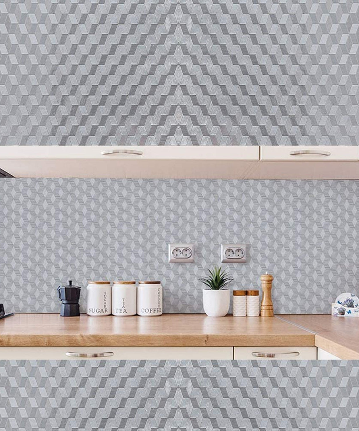 Kitchen foil sticker, 2 meters long, for easy cleaning and stain prevention.