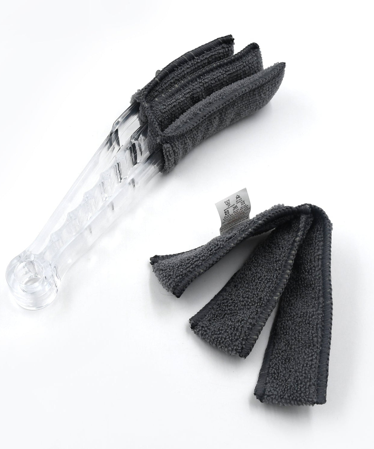 Window Blind Cleaner Brush with Microfiber Sleeves – Dusting Tool for Shutters & AC (1 Pc)