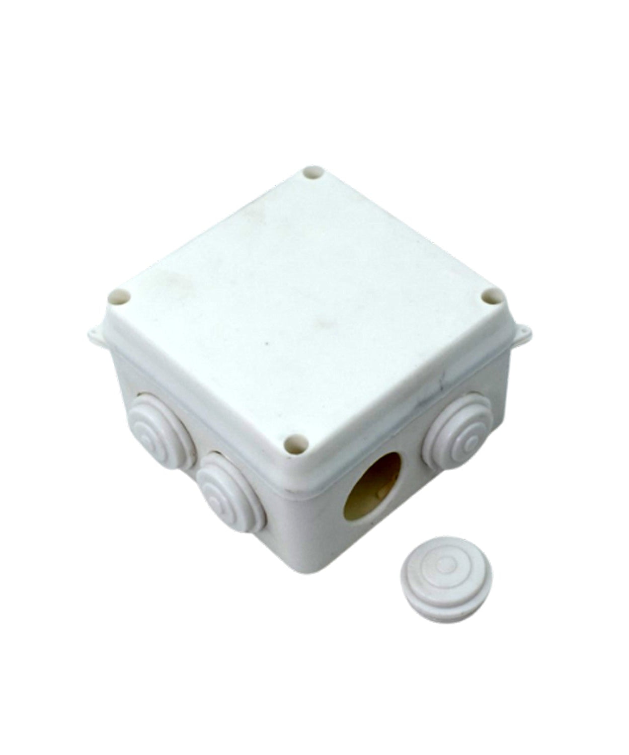 Sturdy square box designed for keeping CCTV cameras safe from damage