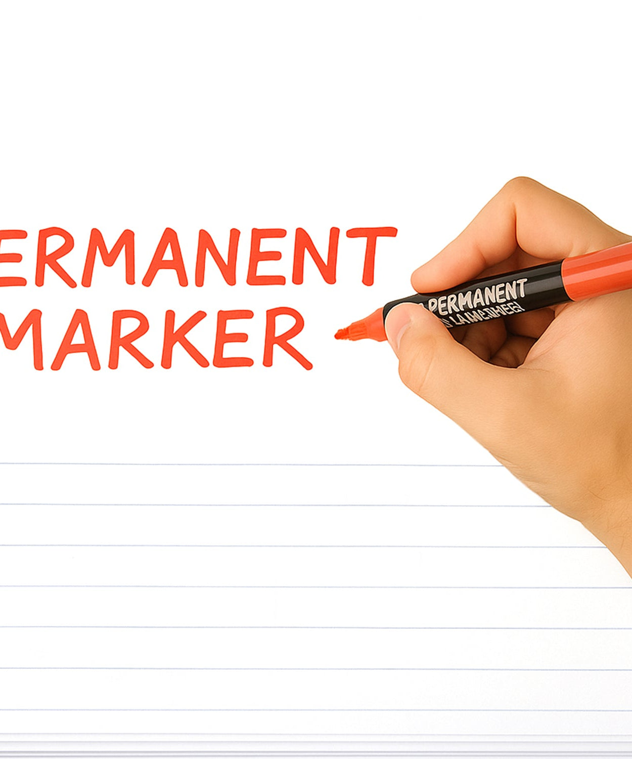 Premium Permanent Red Marker Pen Set (12 Pcs Set)