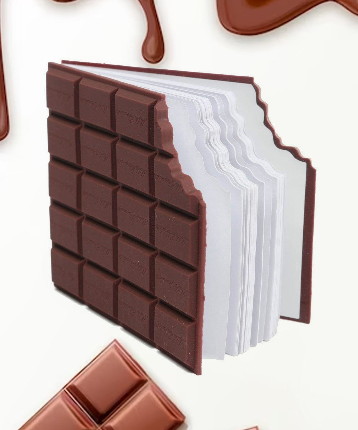 Small Chocolate Scented Bite-Shape Pocket Diary – Rectangular Memo Notebook for Kids (80 Pages)