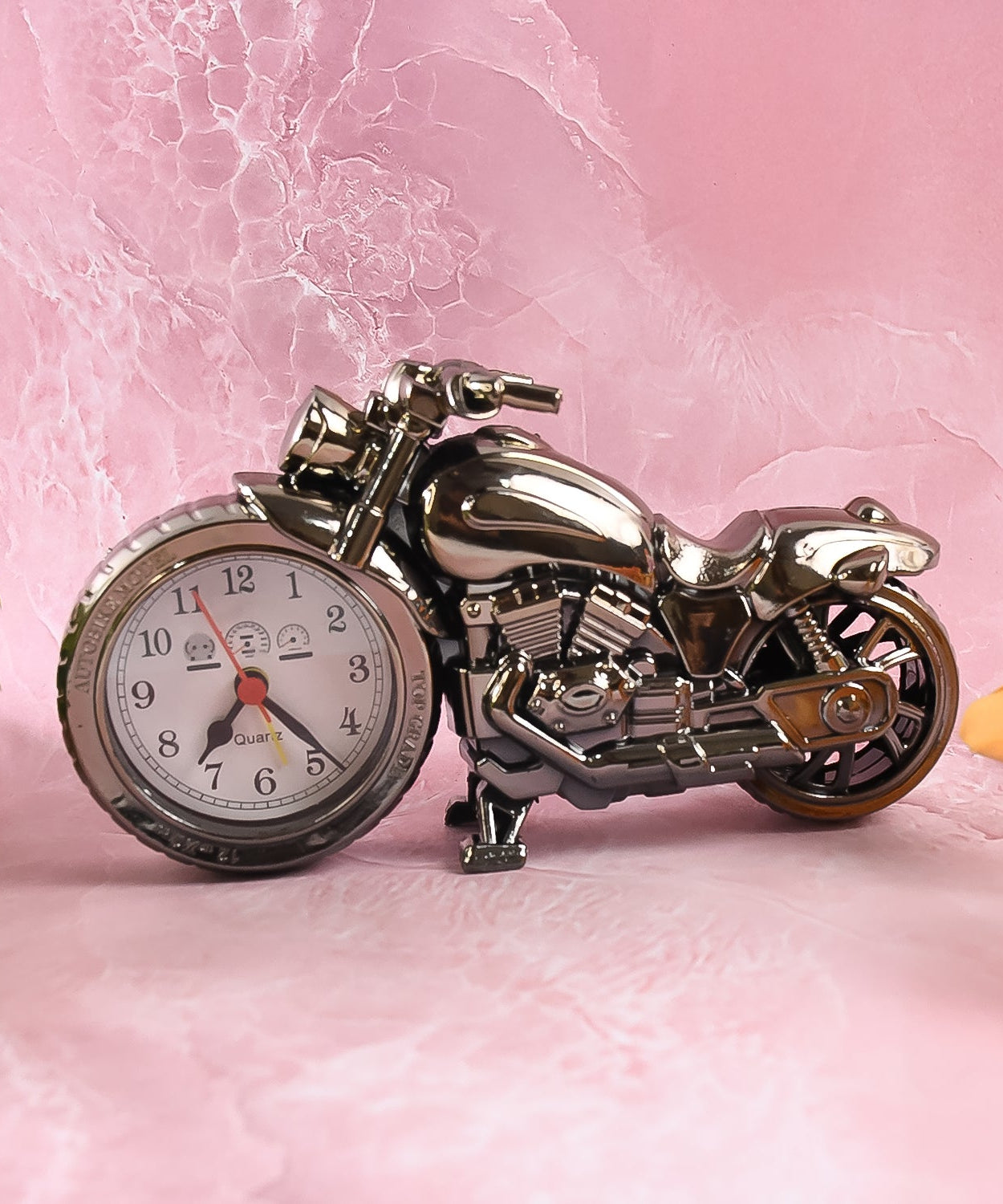 Motorcycle Alarm Clock, Motor Table Clock for Home Decor (1 Pc)