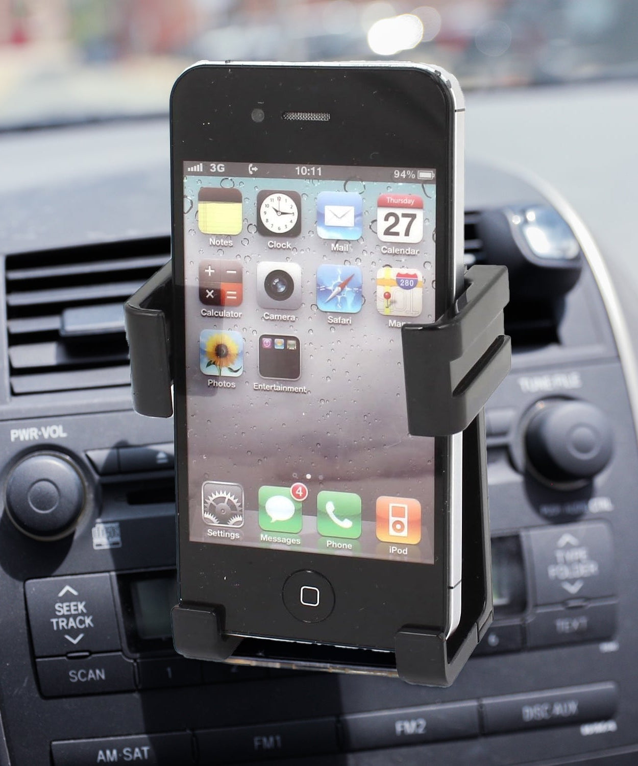 Smartphone Car Holder – Air Vent & Dashboard Bracket (1 Pc)