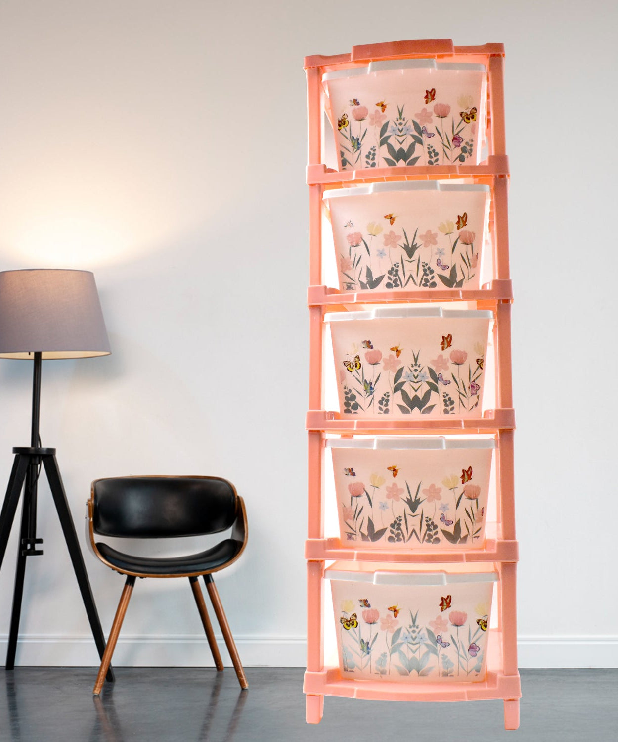 Plastic Smart Wonder Drawer Home Storage & Organization (5 Layer / 1 Pc)