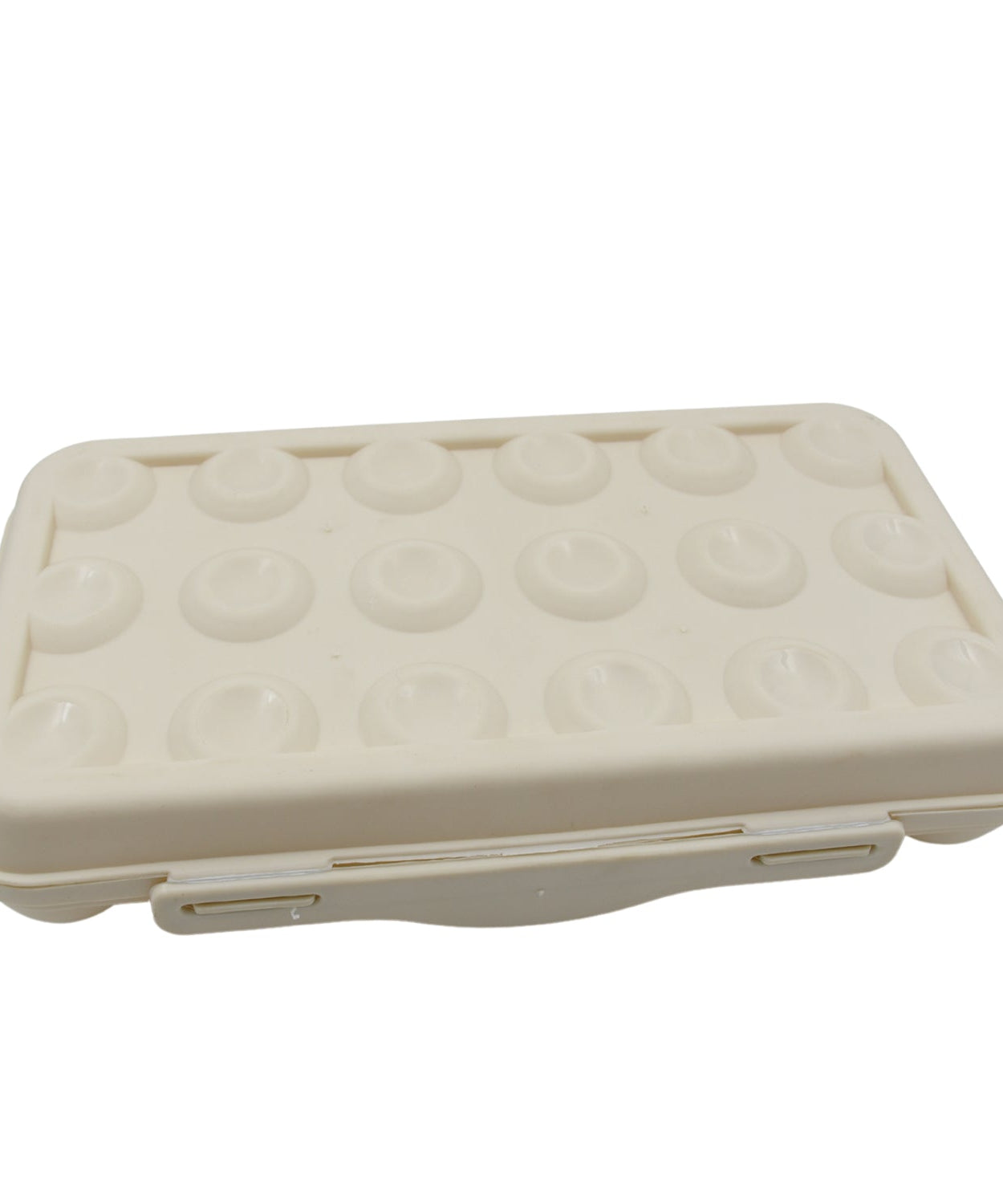 18 Grid Egg Holder Storage, Shock-Proof Egg Container with Buckle, Egg Carrier, Egg Tray, Egg Shelter, Effective Full Seal, Egg House use for Fridge, Camping, Kitchen