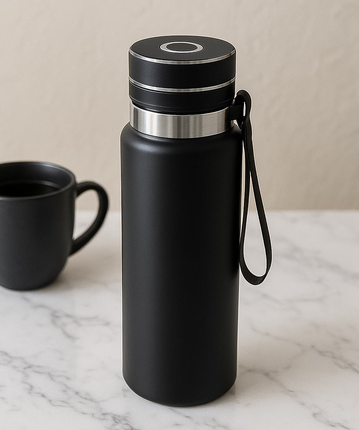 Double Stainless Steel Wall Flask Vacuum Insulated Water Bottle (800 ML)