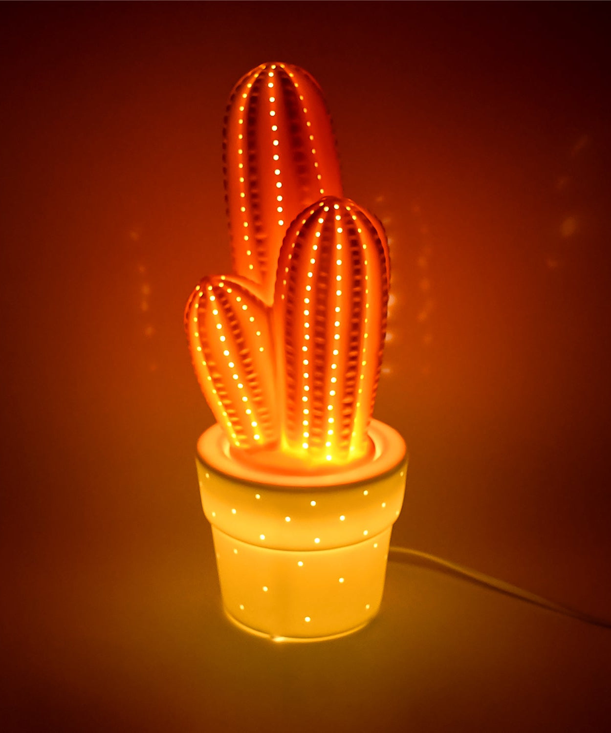 Ceramic Table Lamp Big Desk Lamp (1 Pc)