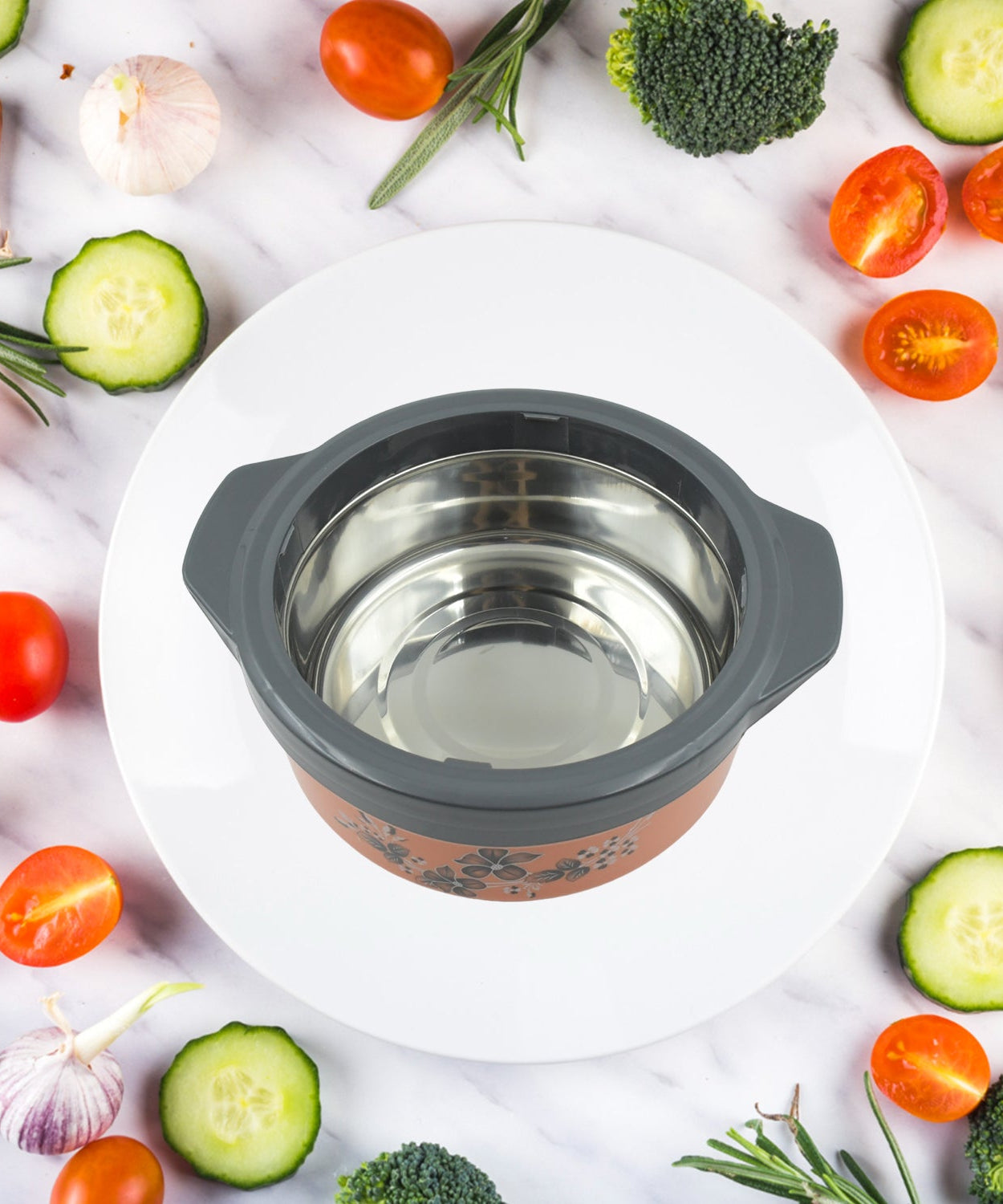 Inner steel insulated casserole box