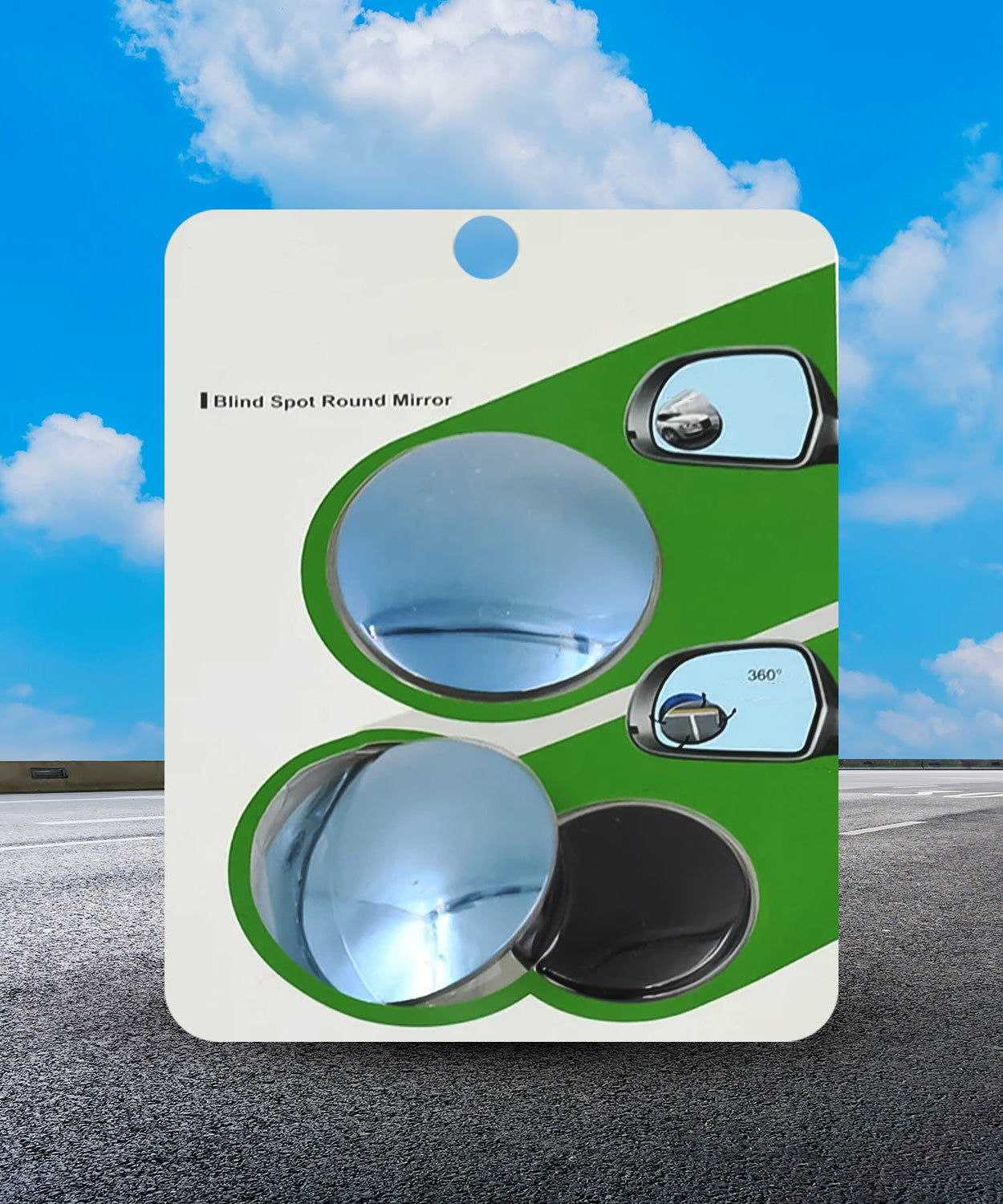 Car Blind Spot Side Mirror Round HD Glass Blind spot Mirror (2 Pc)