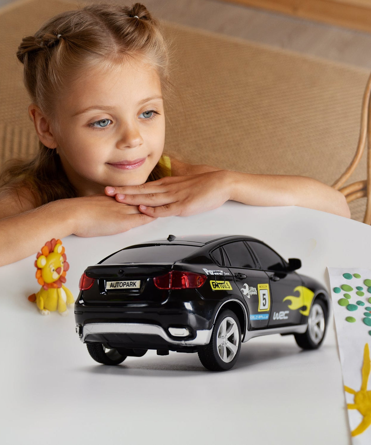 RC car for kids with remote.