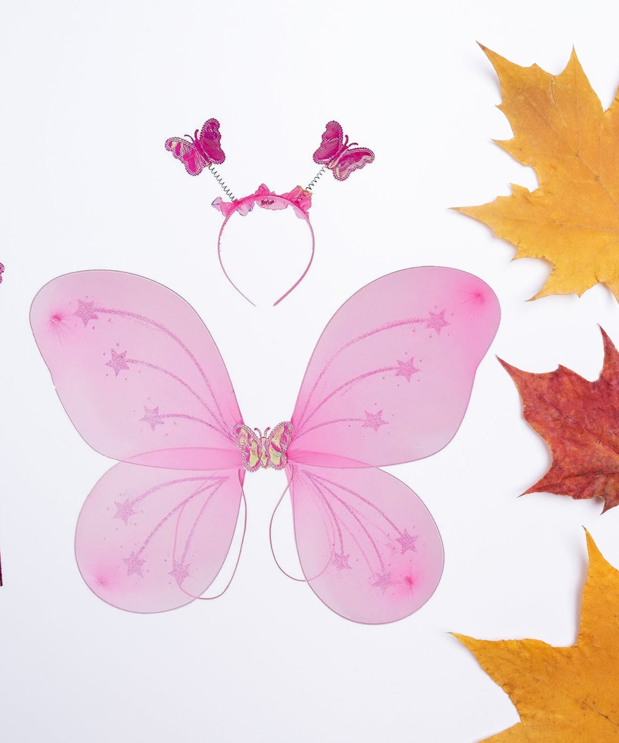 Fairy butterfly wings costume for baby girls, multi-color