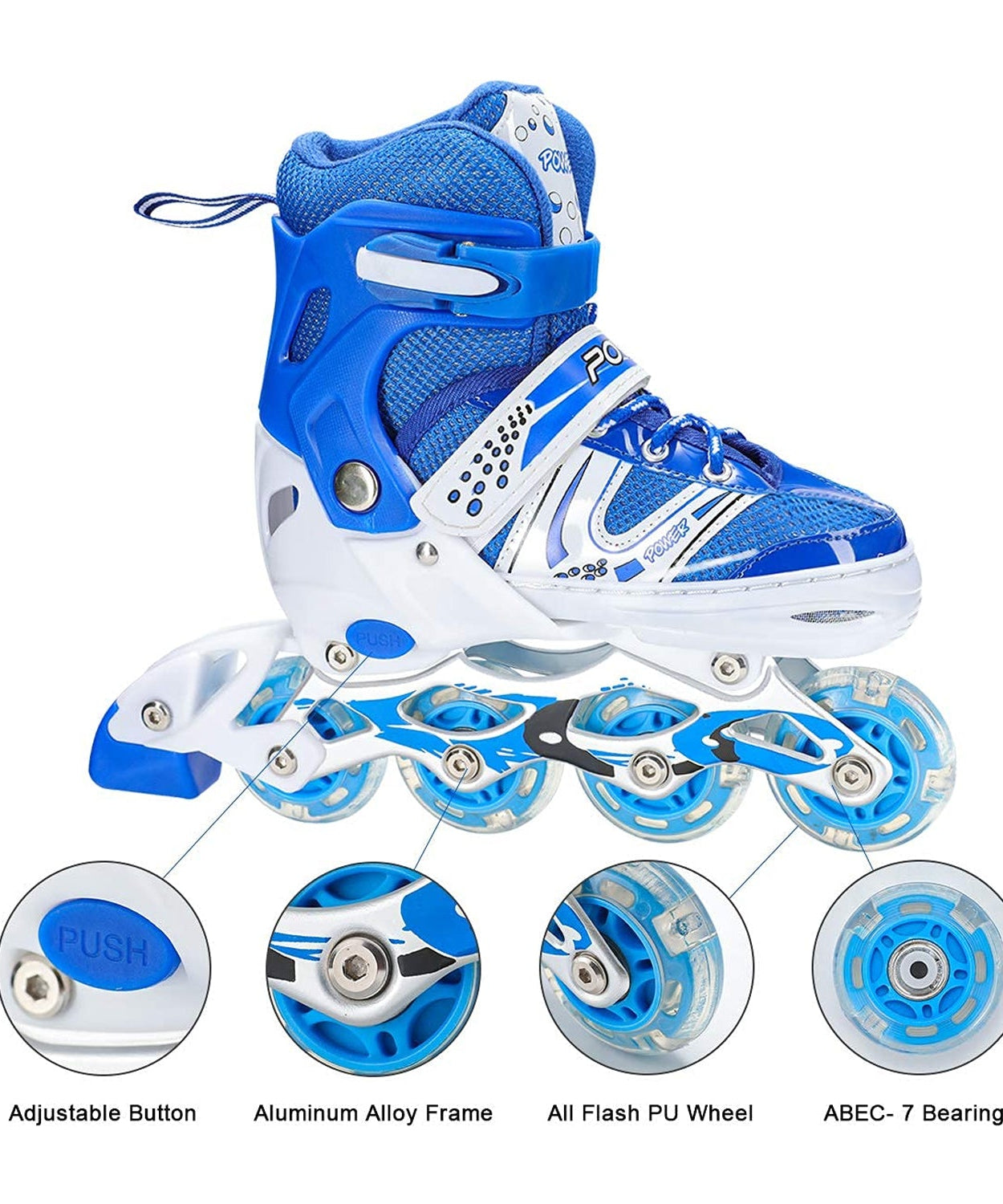 Premium quality skates with LED wheels