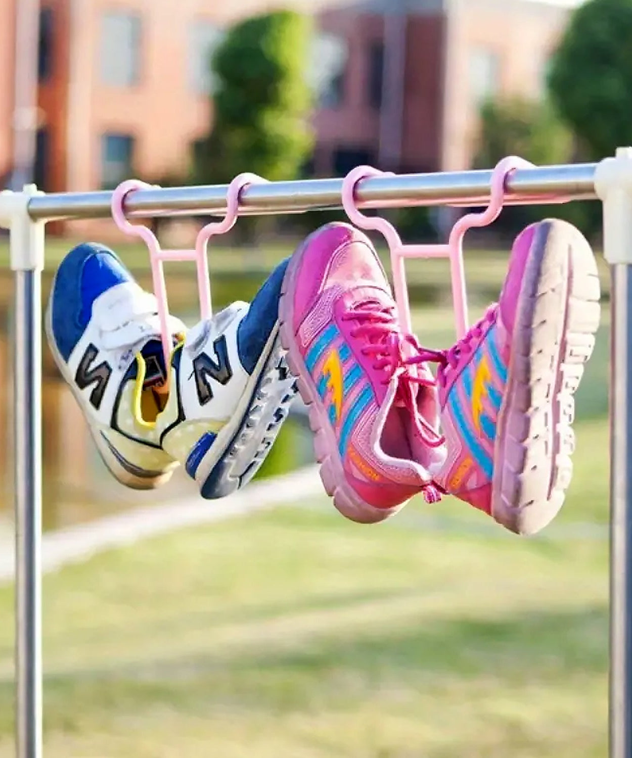 Multi-Function Drying Rack & Shoe Organizer – Hanging Storage Shelf for Wardrobe & Closet, Shoe Stand & Holder (2 Pc Set)