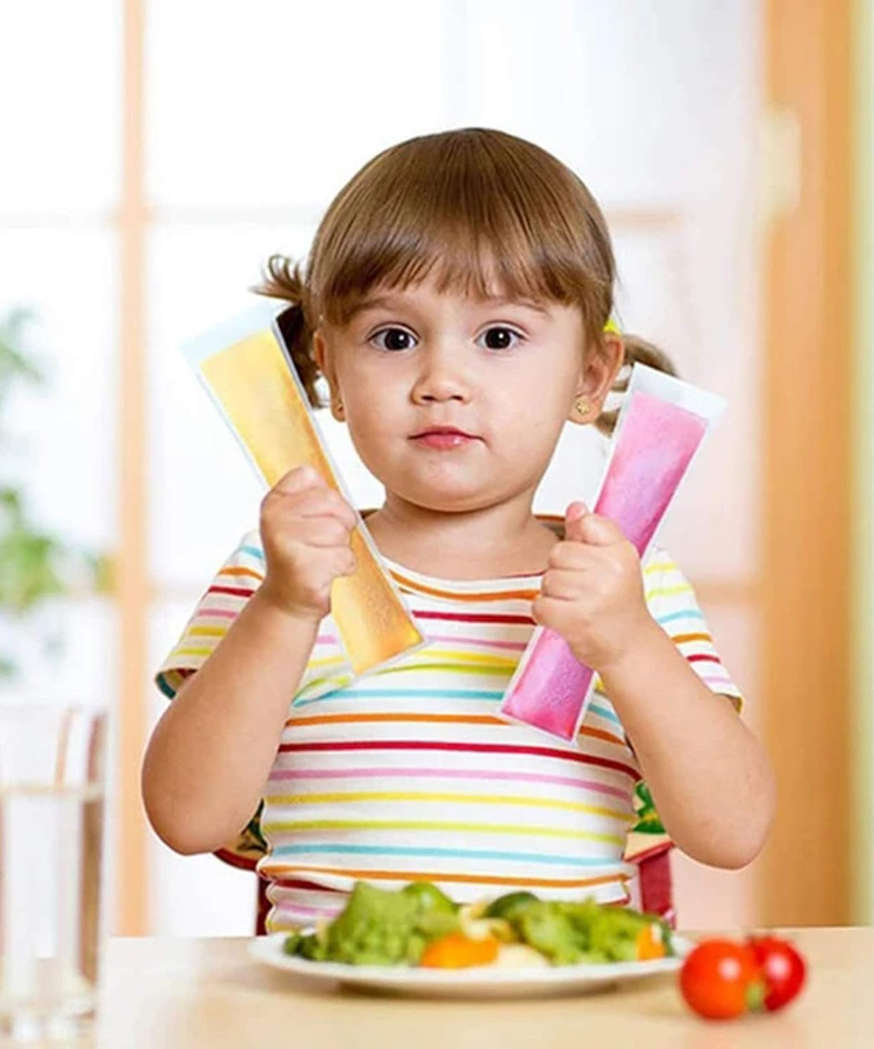 DIY Manual Popsicle Maker – Reusable Ice Cream Mold (Approx 20 Pcs Packing Bag)