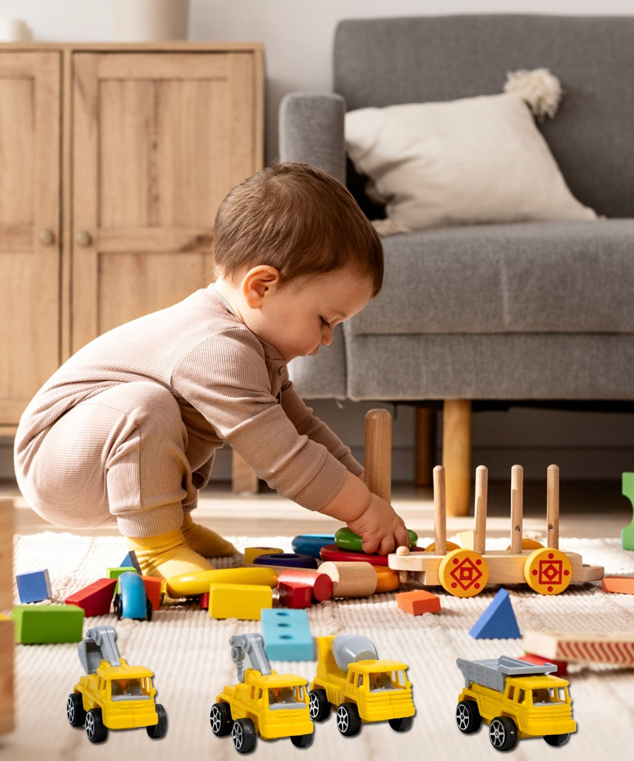 Bulldozer toy vehicle