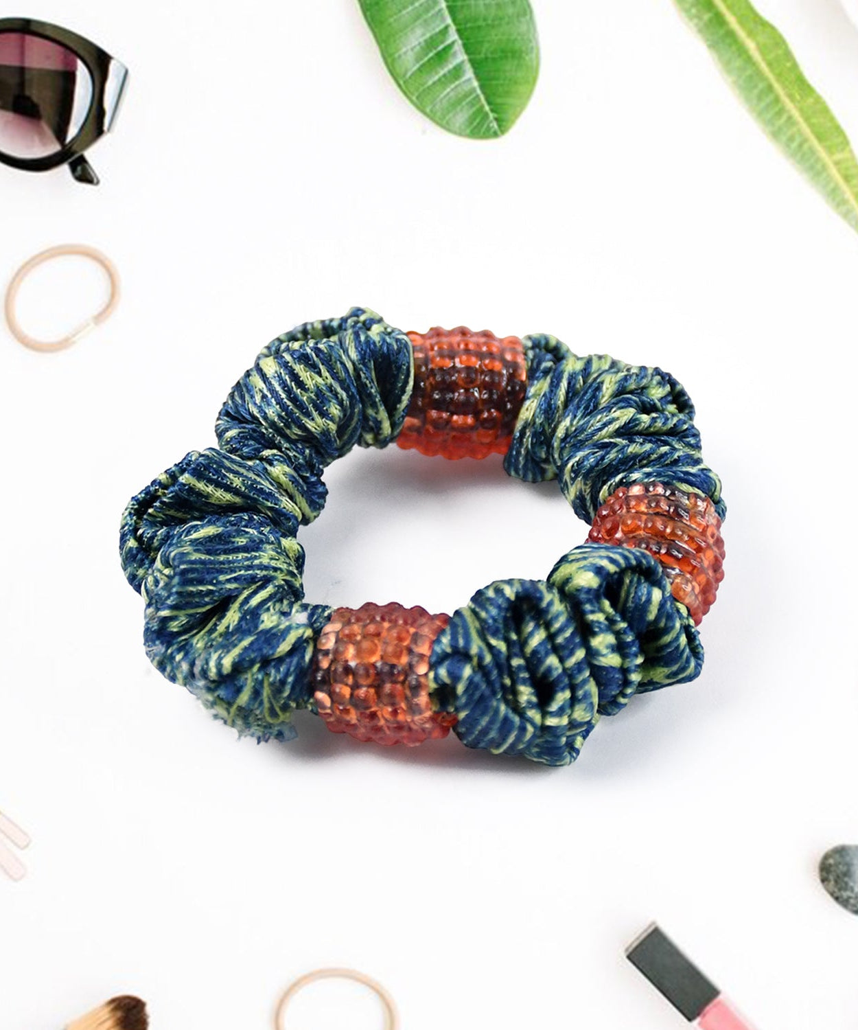 Small Hair Rubber Bands (Pack of 1 / Multicolour / Design), Hair accessories