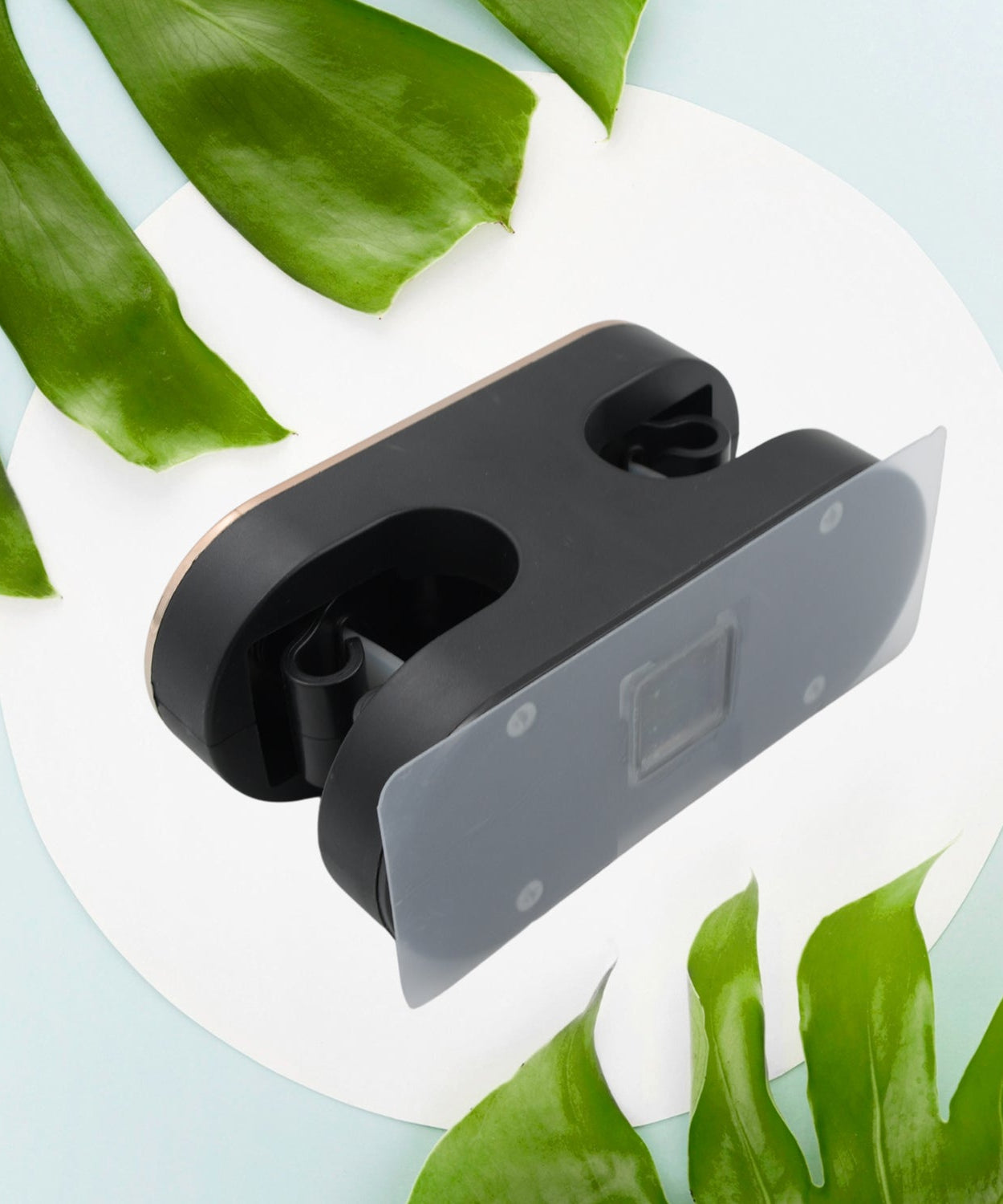 Self-adhesive wall hook for mop and broom