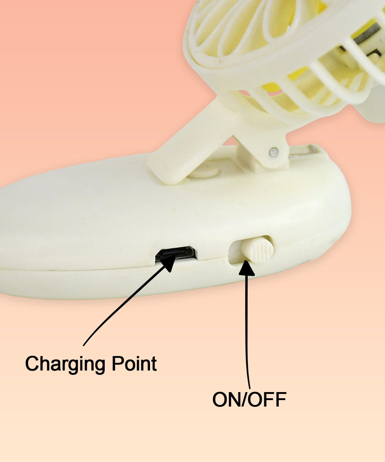 Mini USB Handheld Fan, Portable Rechargeable Mini Fan for Home, Office, Travel and Outdoor Use (1 Pc)